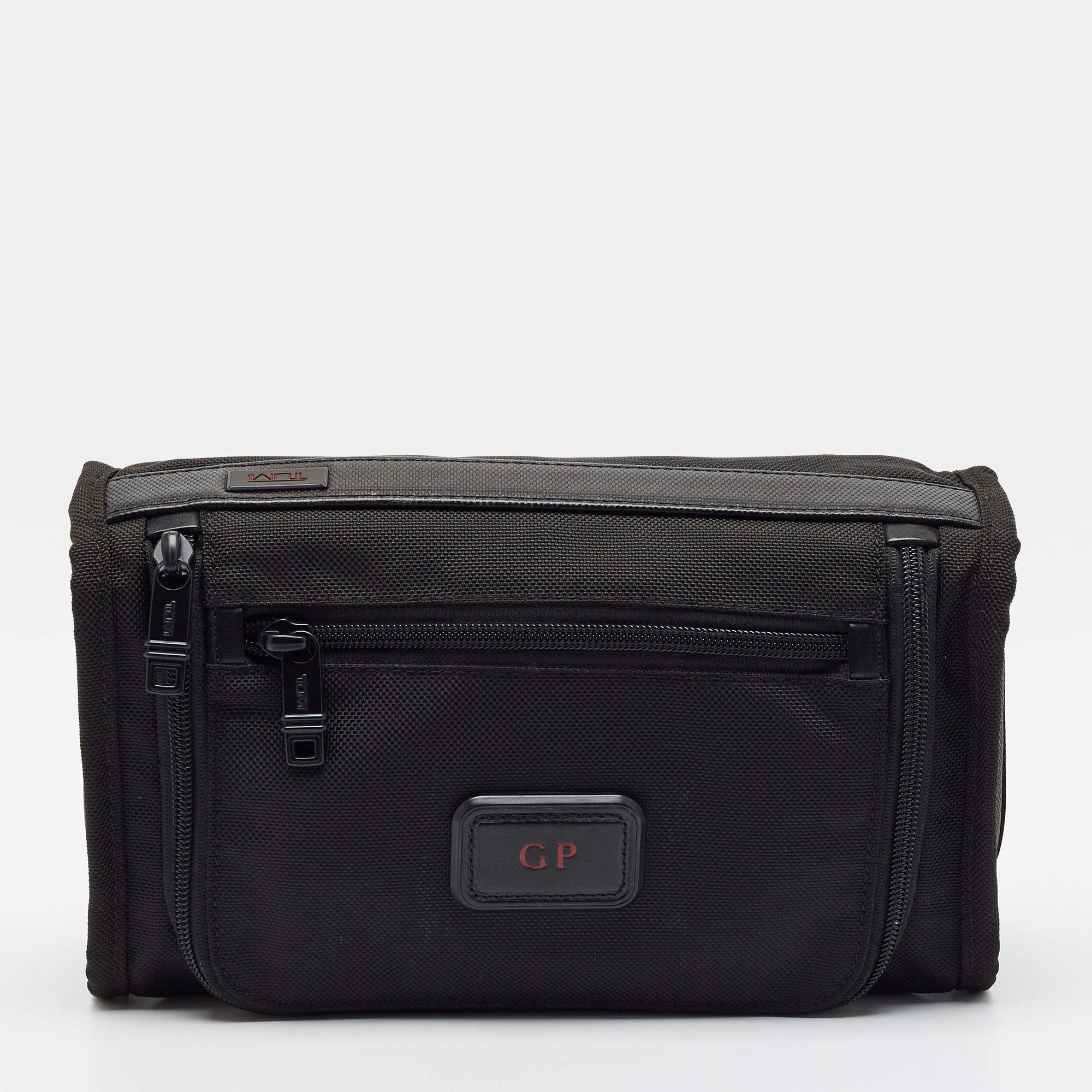 Pre Owned TUMI Alpha 3 Travel Kit Black Nylon
