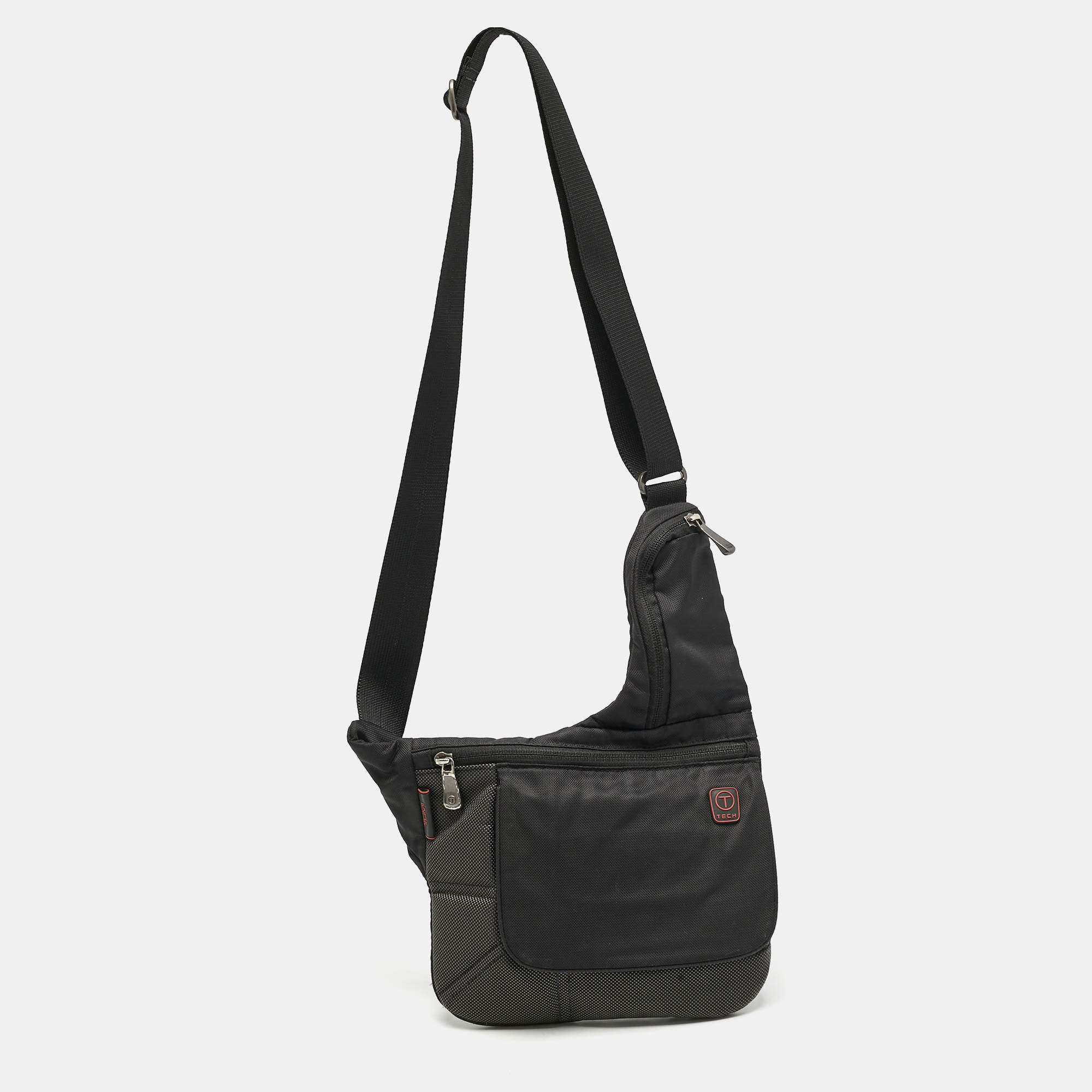 TUMI T-Tech Black Nylon Crossbody Bag