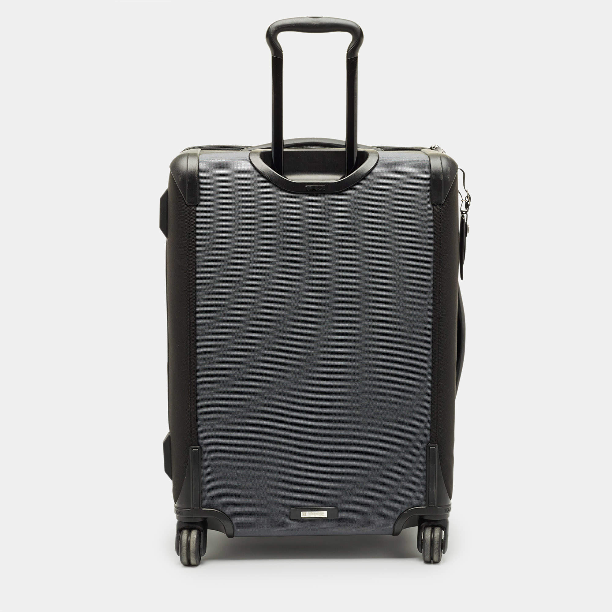 Tumi Grey/orange Nylon Alpha 2 Expandable Wheeled Luggage