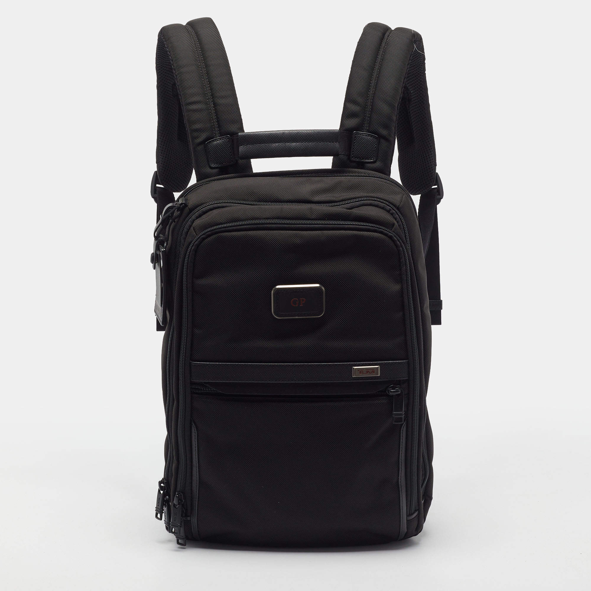 مملوكة مسبقًا TUMI Alpha 3 Black Nylon Slim Backpack