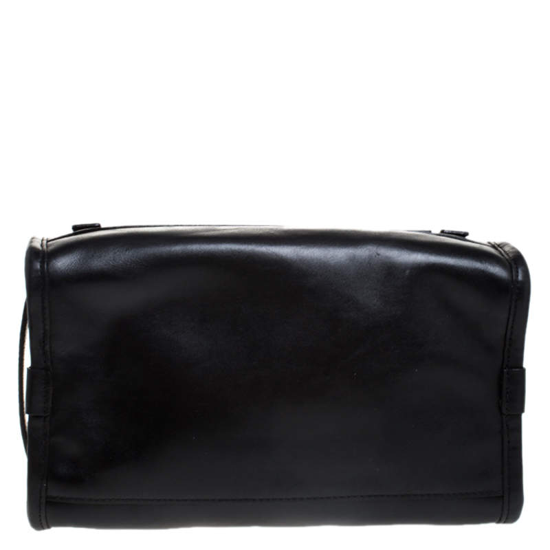 tumi leather toiletry bag