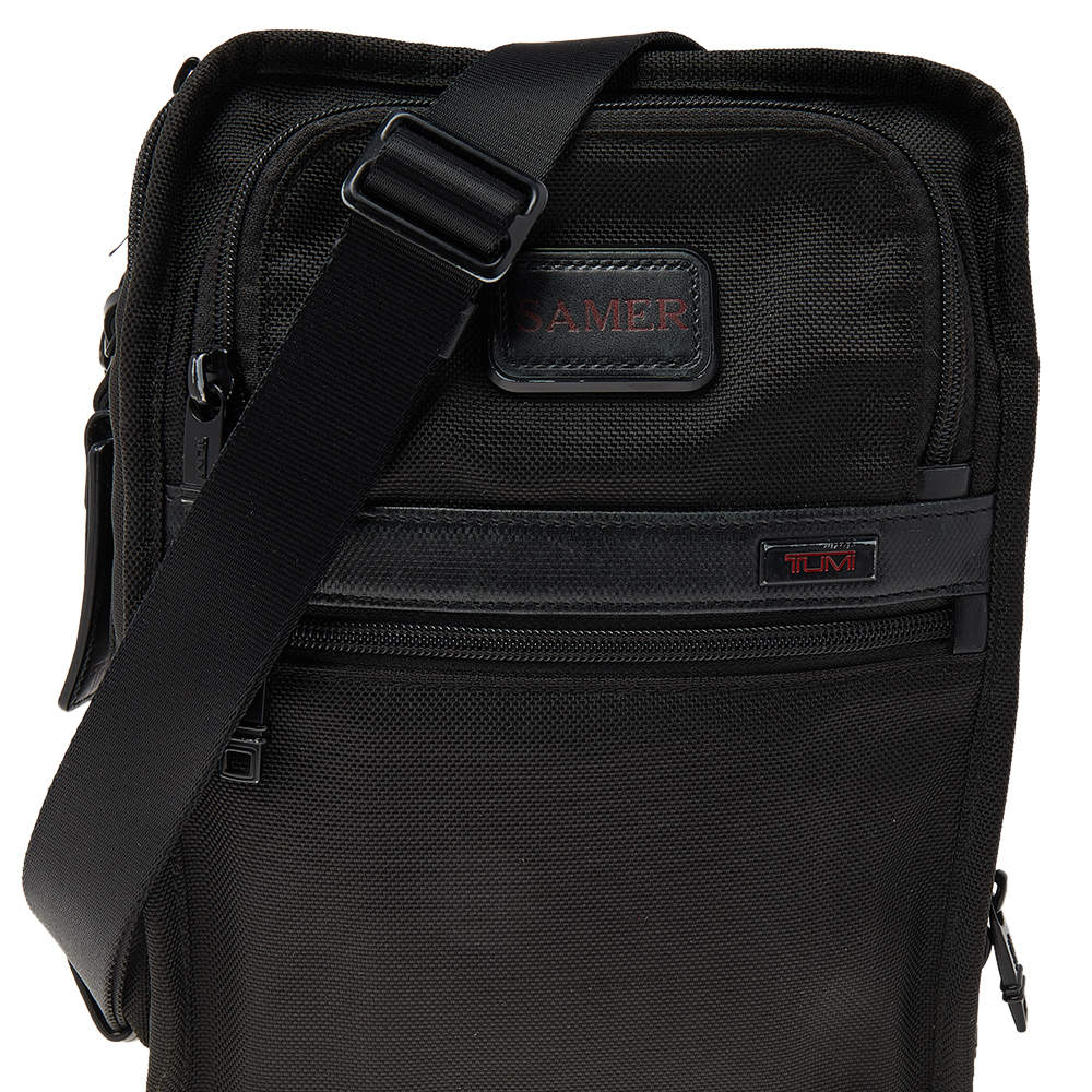 TUMI Black Nylon Alpha 2 Messenger Bag TUMI TLC