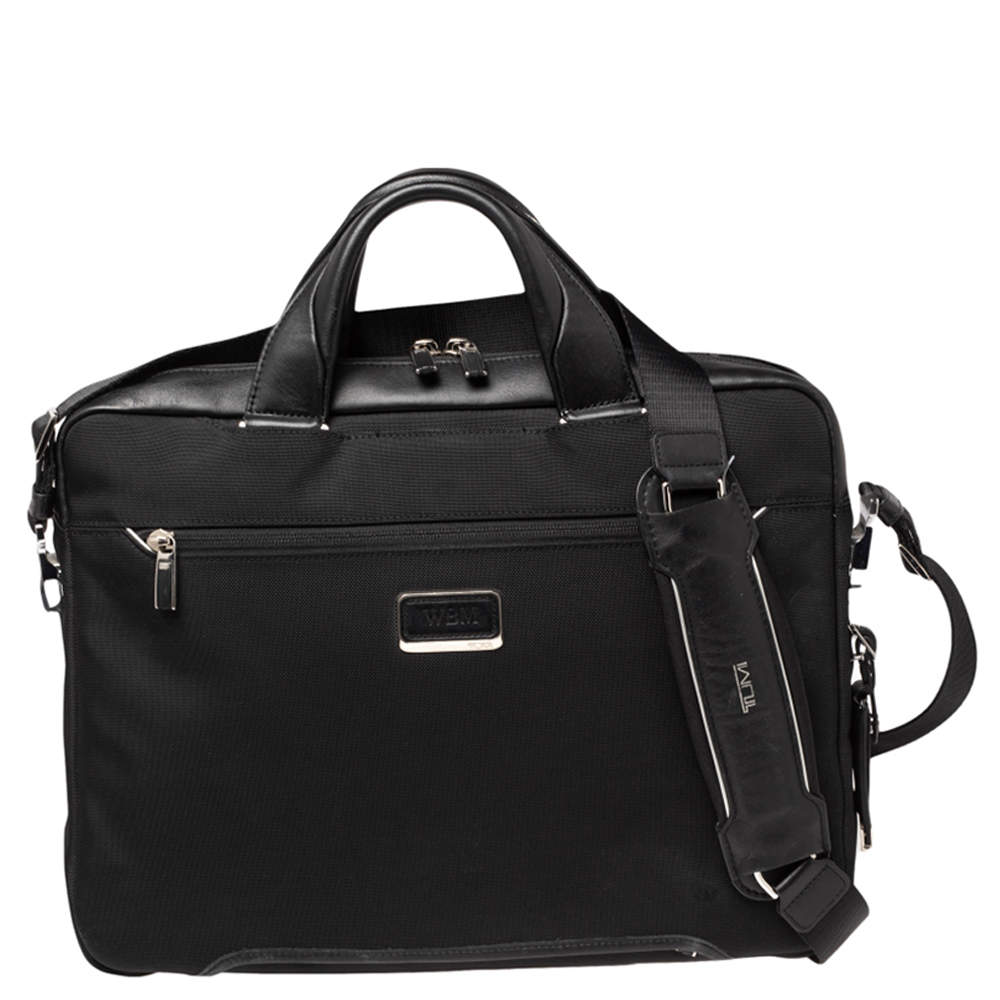Pre Owned TUMI Black Nylon Laptop Bag