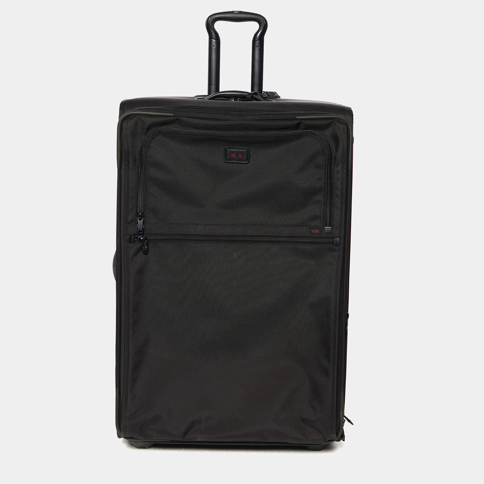 TUMI Black Nylon International Dual Access Suitcase