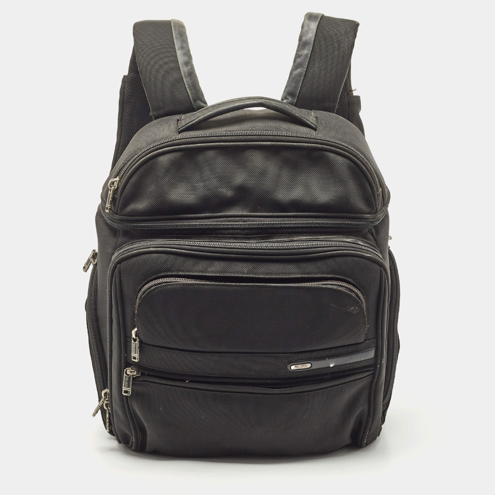 TUMI Black Nylon Backpack