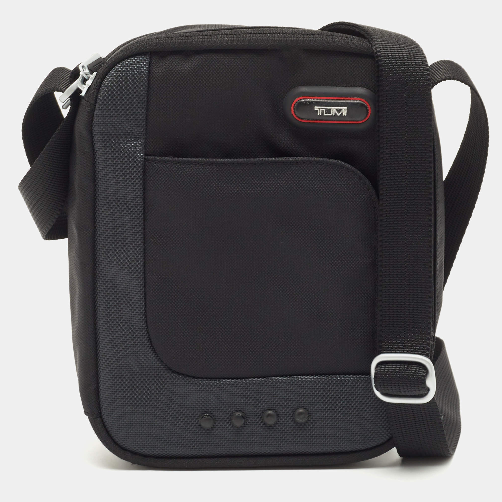 TUMI Black Nylon Crossbody Bag