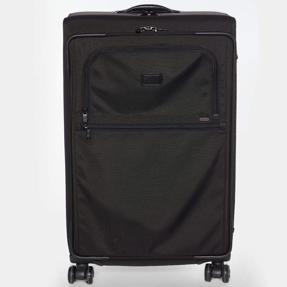 Pre Owned TUMI Black Nylon 4 Wheeled Extended Trip Expandable Luggage
