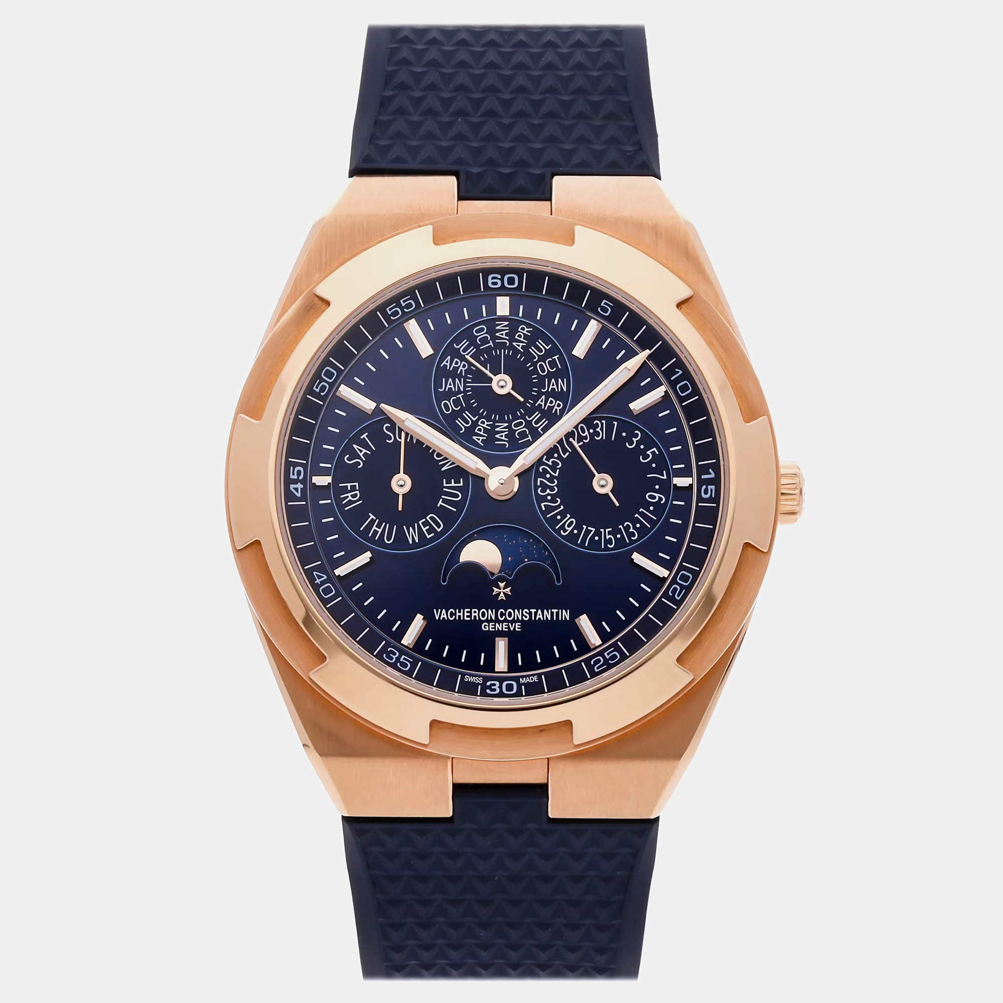 Vacheron Constantin Overseas Perpetual Calendar Ultra-Thin 4300V/000R-B509 Automatic Men's Wristwatch 41 mm