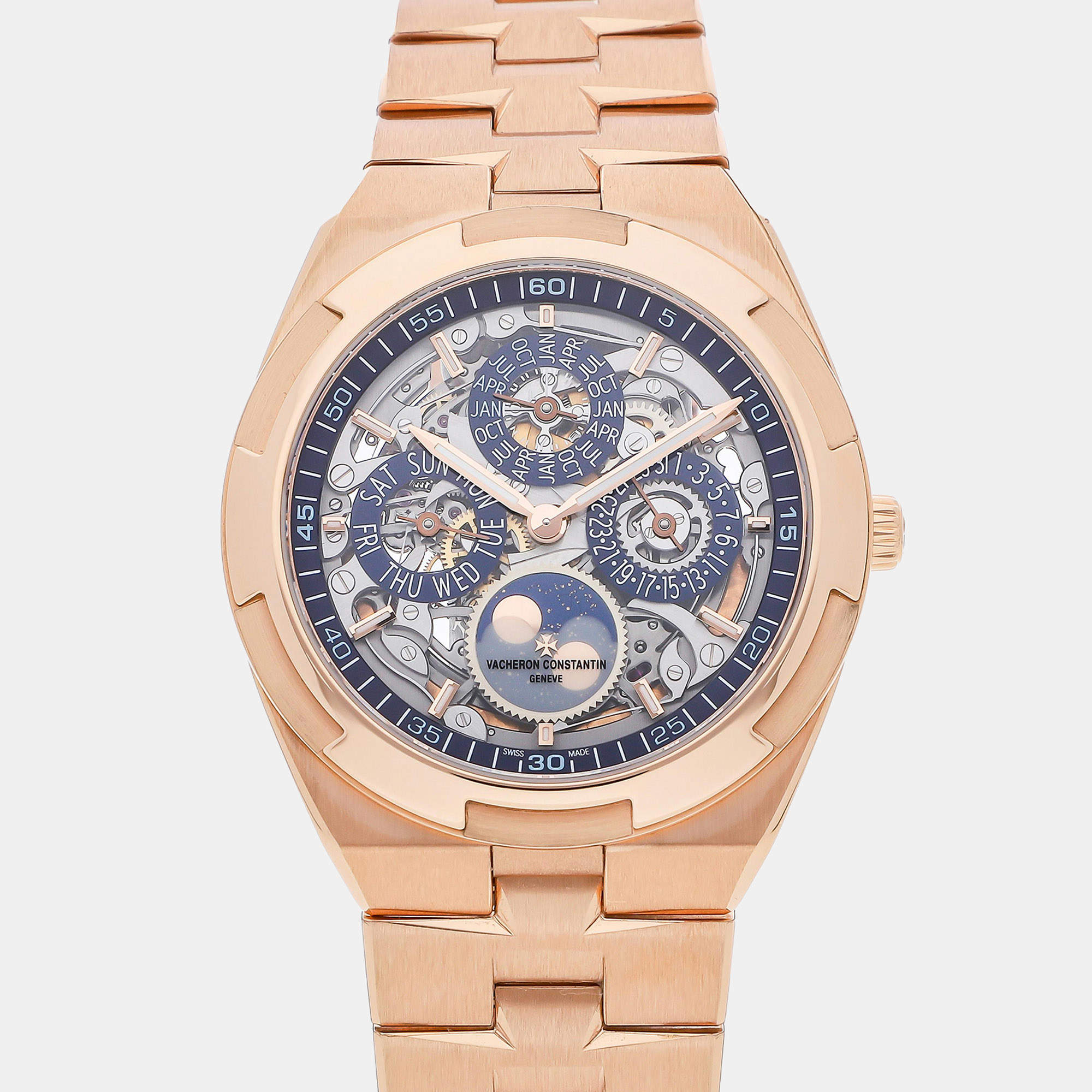 Vacheron Constantin Overseas Perpetual Calendar Ultra-Thin 4300V/120R-B642 Automatic Men's Wristwatch 41 MM