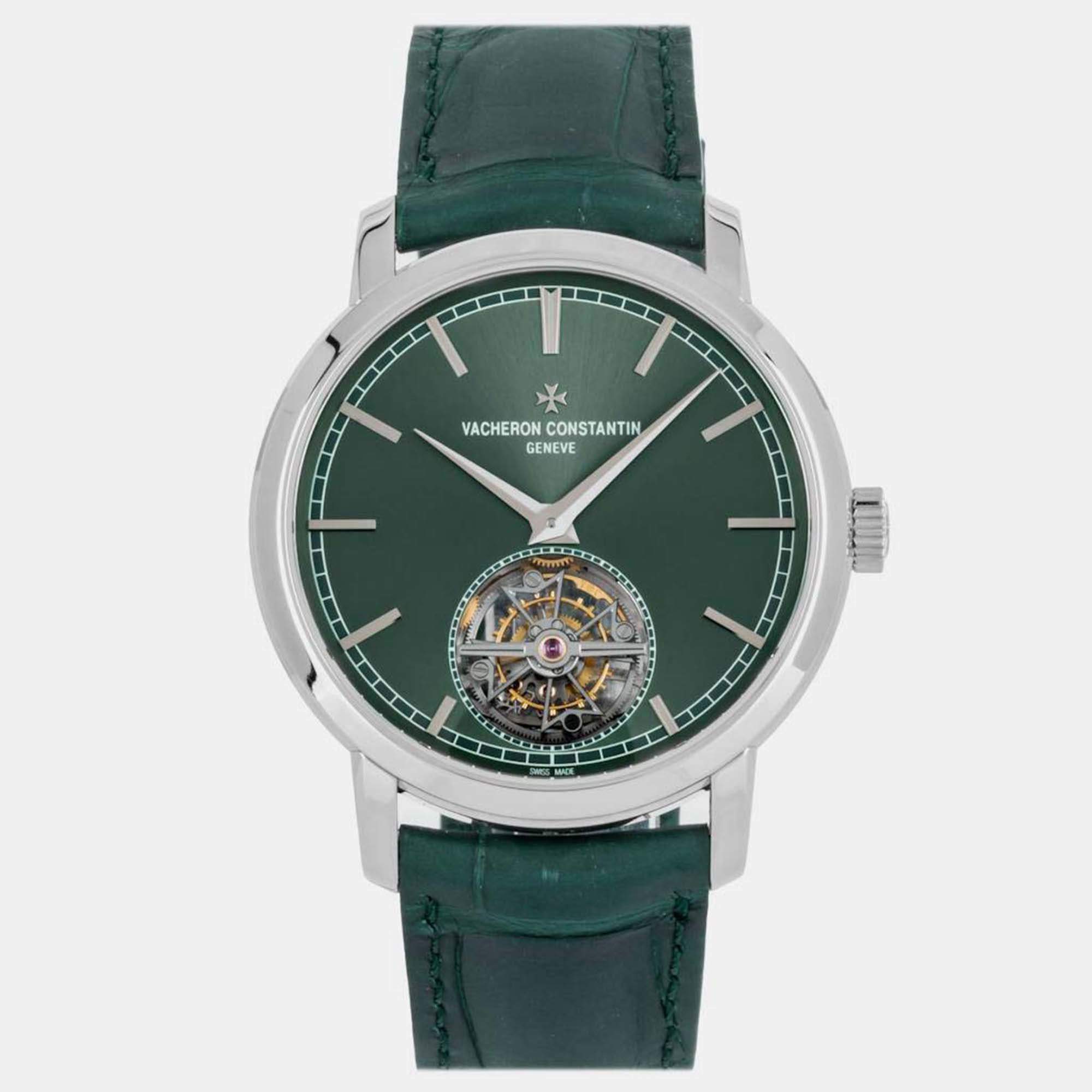 مملوكة مسبقًا ساعة يد رجالية فاشرون كونستاتين تقليدية توربيون 6000T/000P-H025 مستعملة