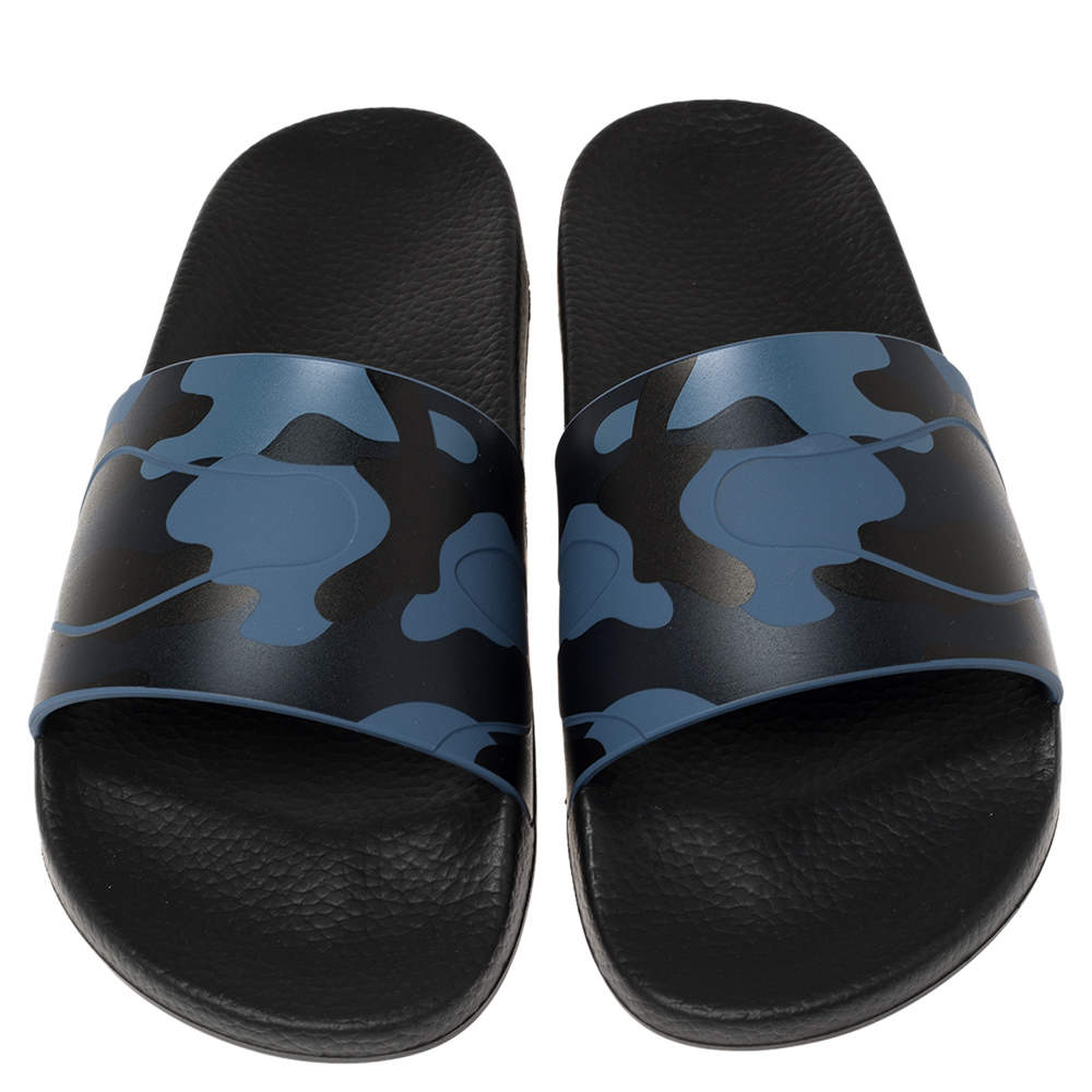 valentino camouflage slides