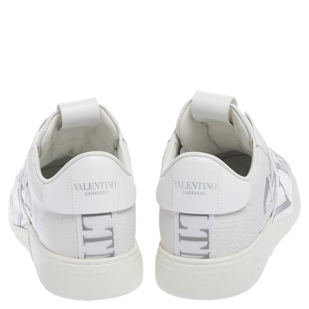 Leather low trainers MARIO VALENTINO White size 41 EU in Leather - 31752902