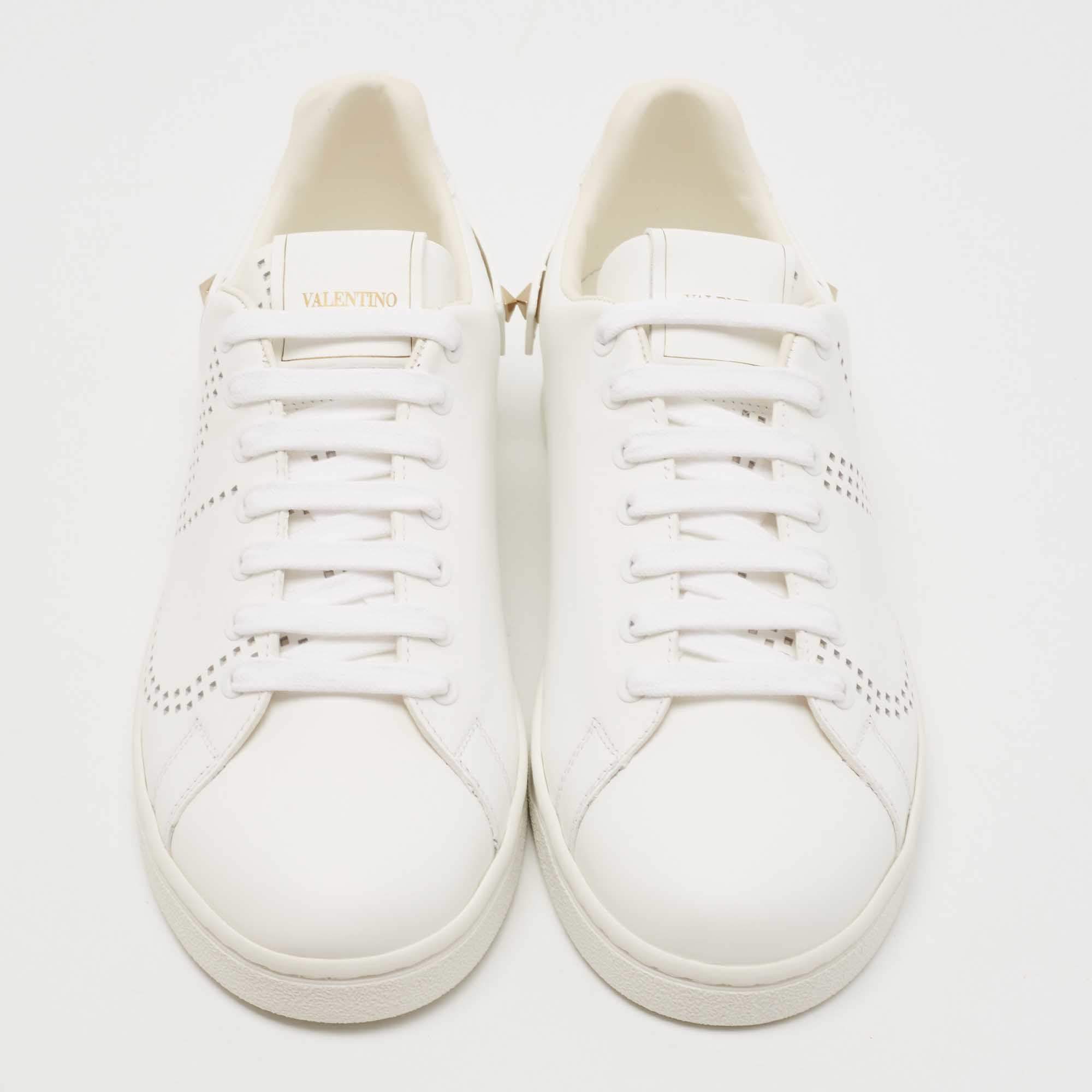 Louis Vuitton Sneakers White Leather ref.549540 - Joli Closet