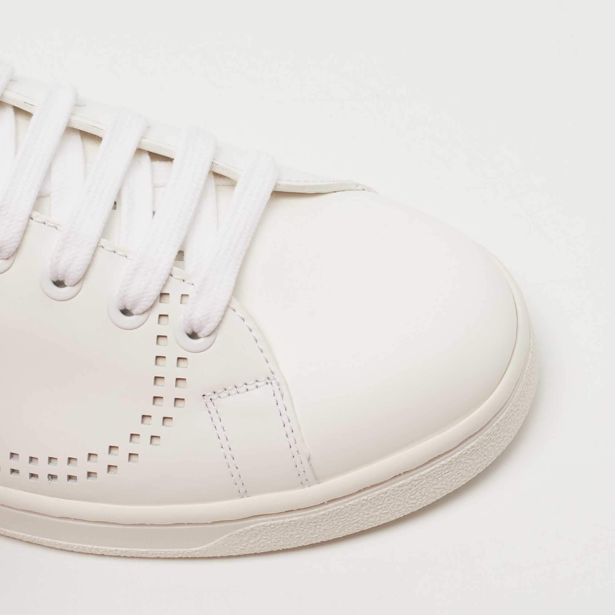 Louis Vuitton Sneakers White Leather ref.549540 - Joli Closet