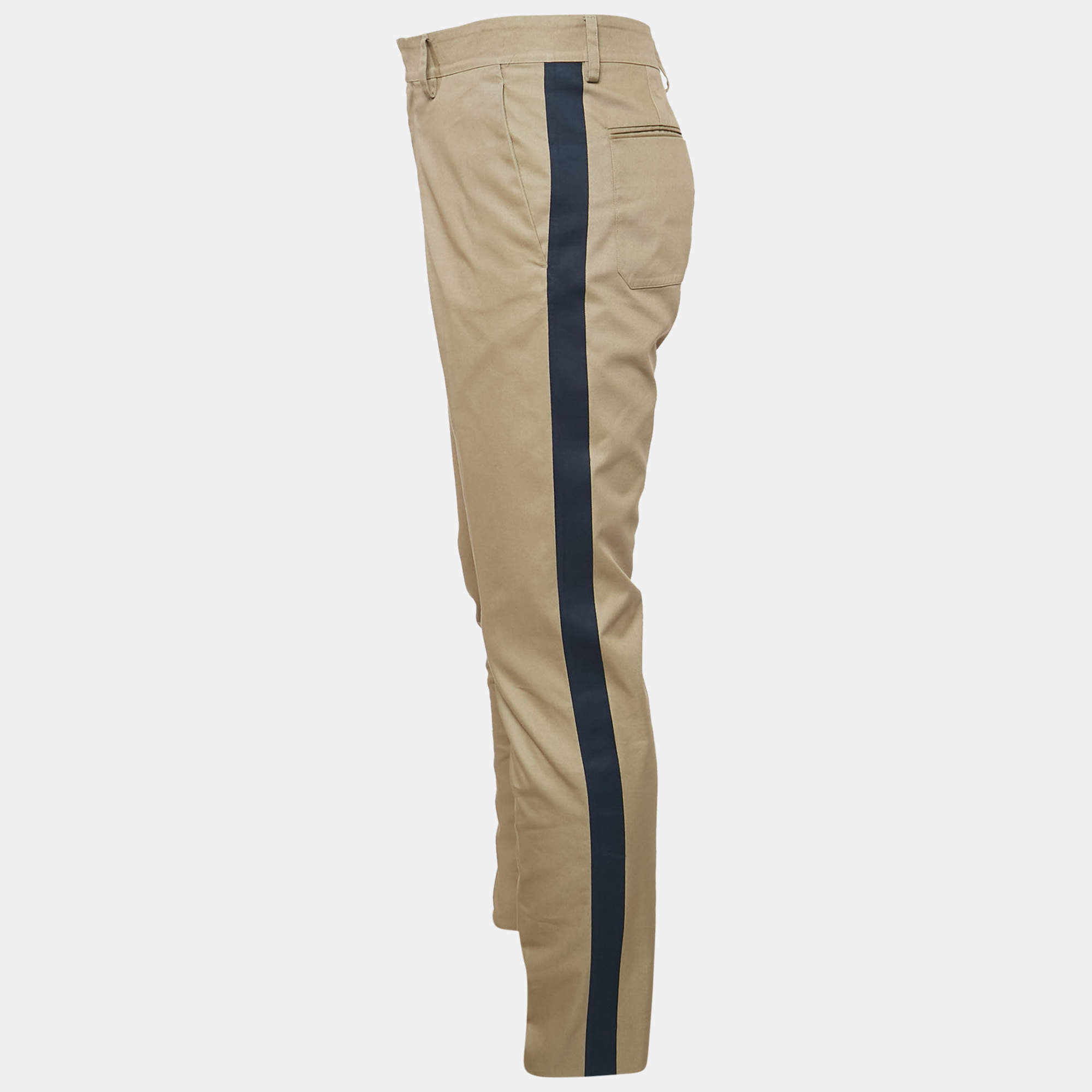 【送料&関税込】Golden  Beige Pinstriped Trousers PINSTRIPED WIDE-LEG TROUSERS - BEIGE | COS