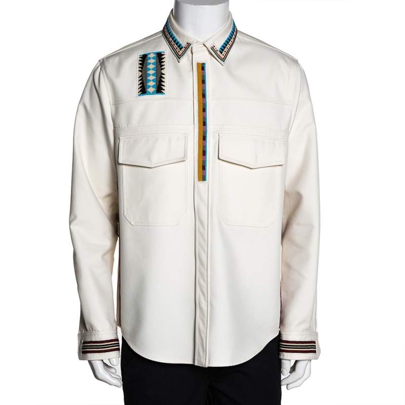 ジャケット VALENTINO White cotton blend oversize jacket luxury-men-valentino-used-