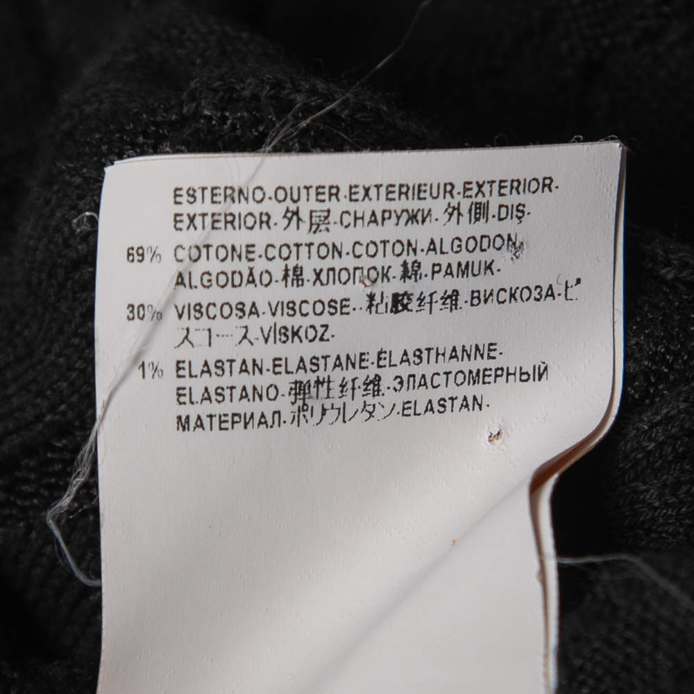 VERSACE Knit DTY Fabric - DTY V7083- BLACK