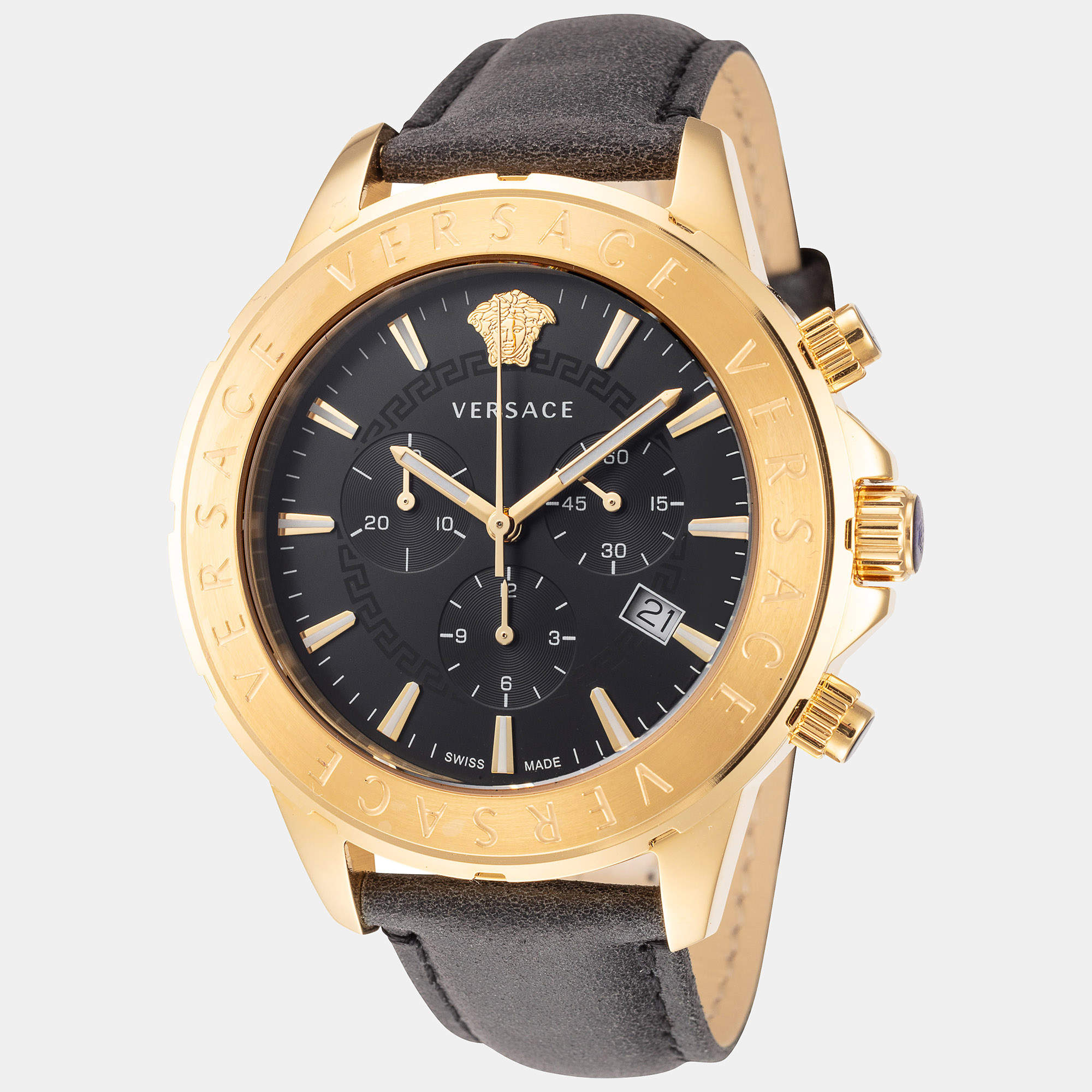 Versace Men's VEV600721 Chrono Signature 44mm Quartz Watch