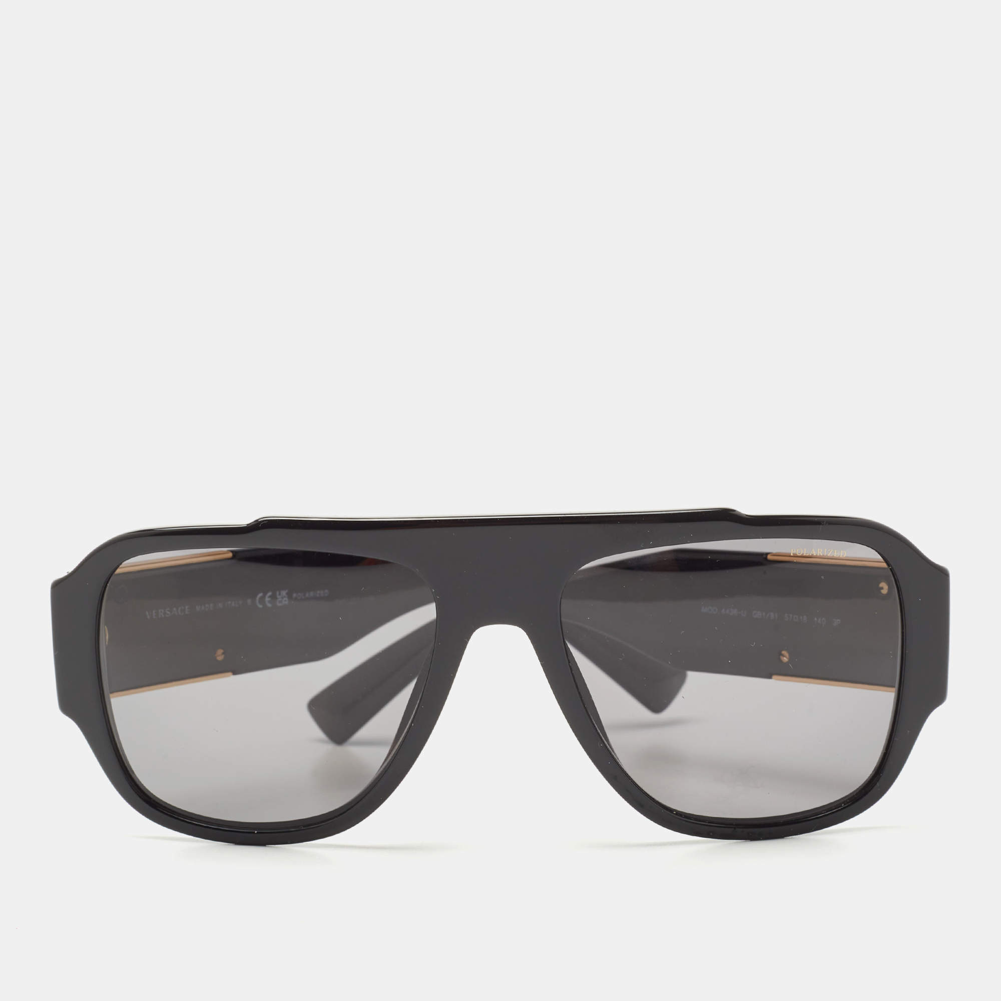 Versace Black Medusa Icon Polarized Sunglasses