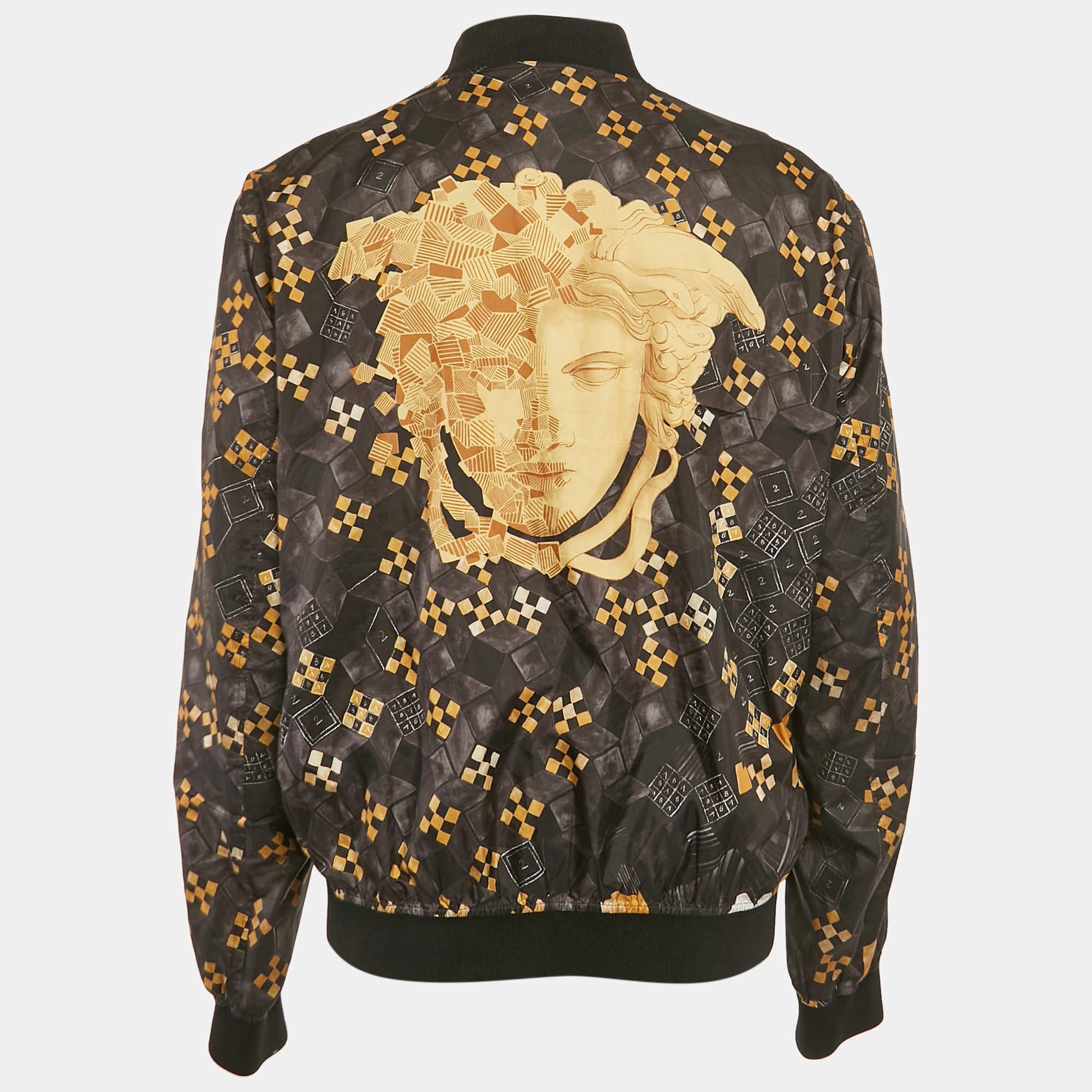 ジャケット・アウター VERSACE Medusa Jacket Pants Versace Medusa Back Print Zip-up Jacket Pink - US