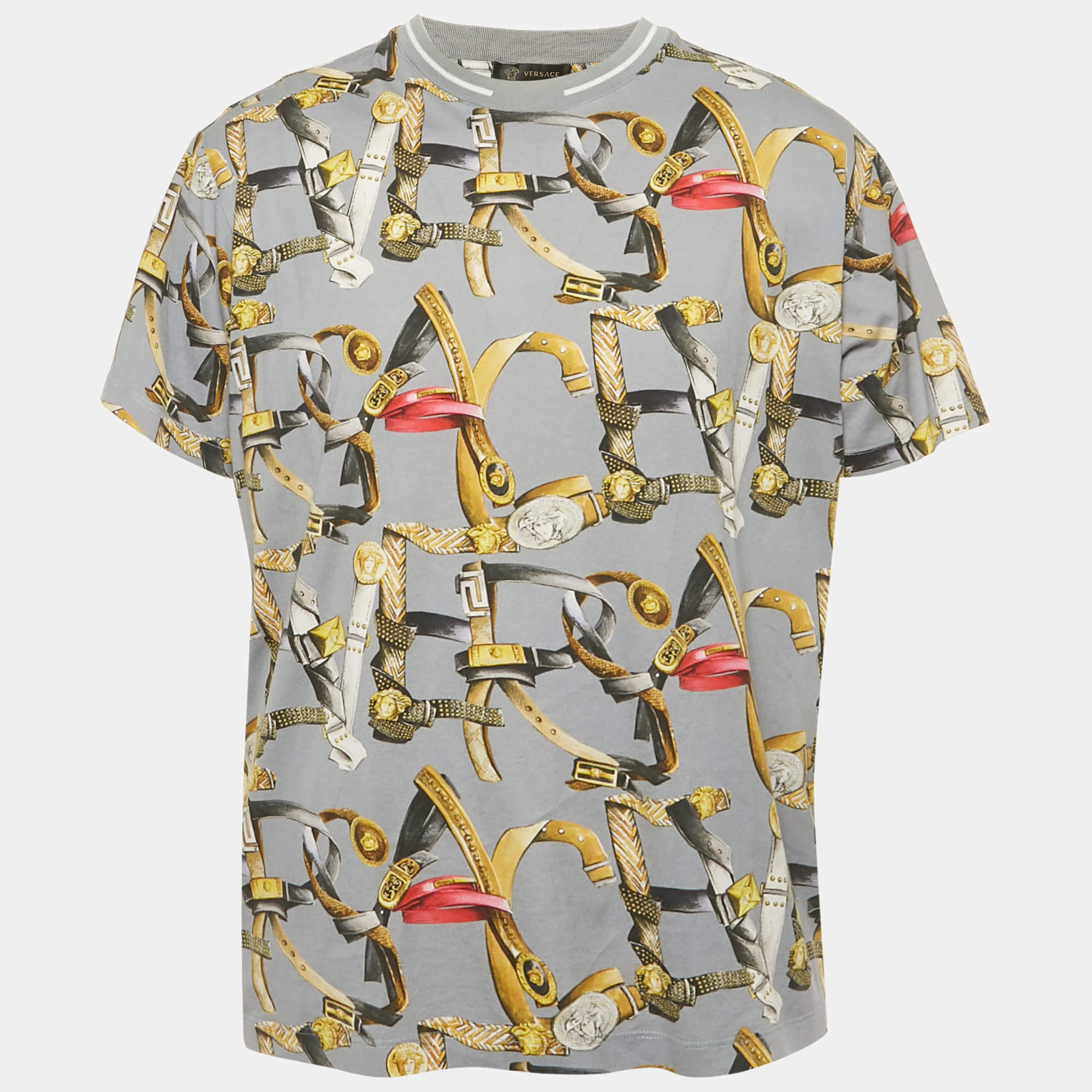 Vetements White Cotton Qr Code Printed Crew Neck T-Shirt M