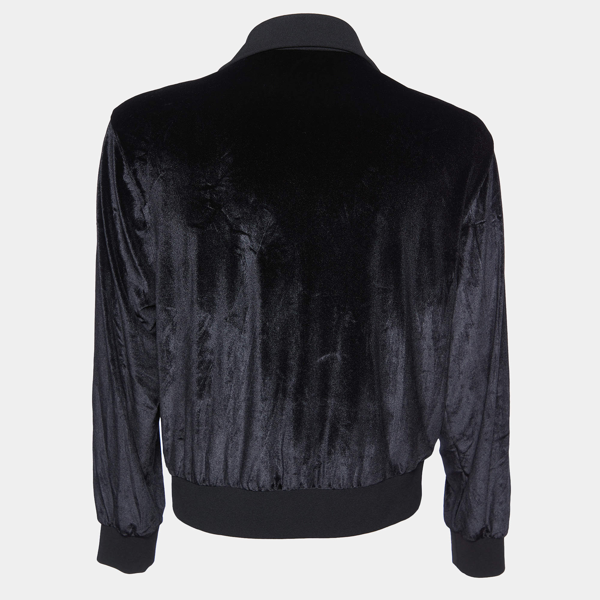 VERSACE 黒 上下セット 3XL VERSACE オールオーバー ロゴ ジャージー セットアップ (VERSACE