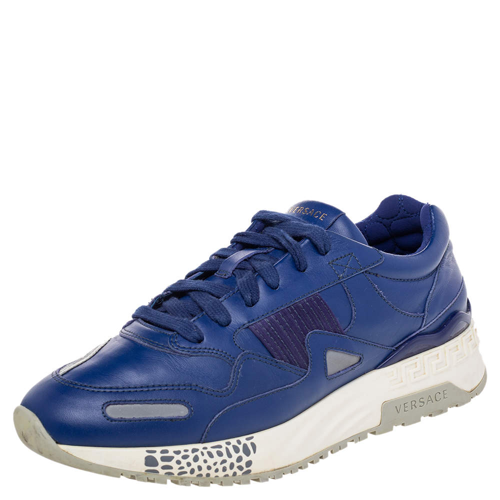 blue versace sneakers
