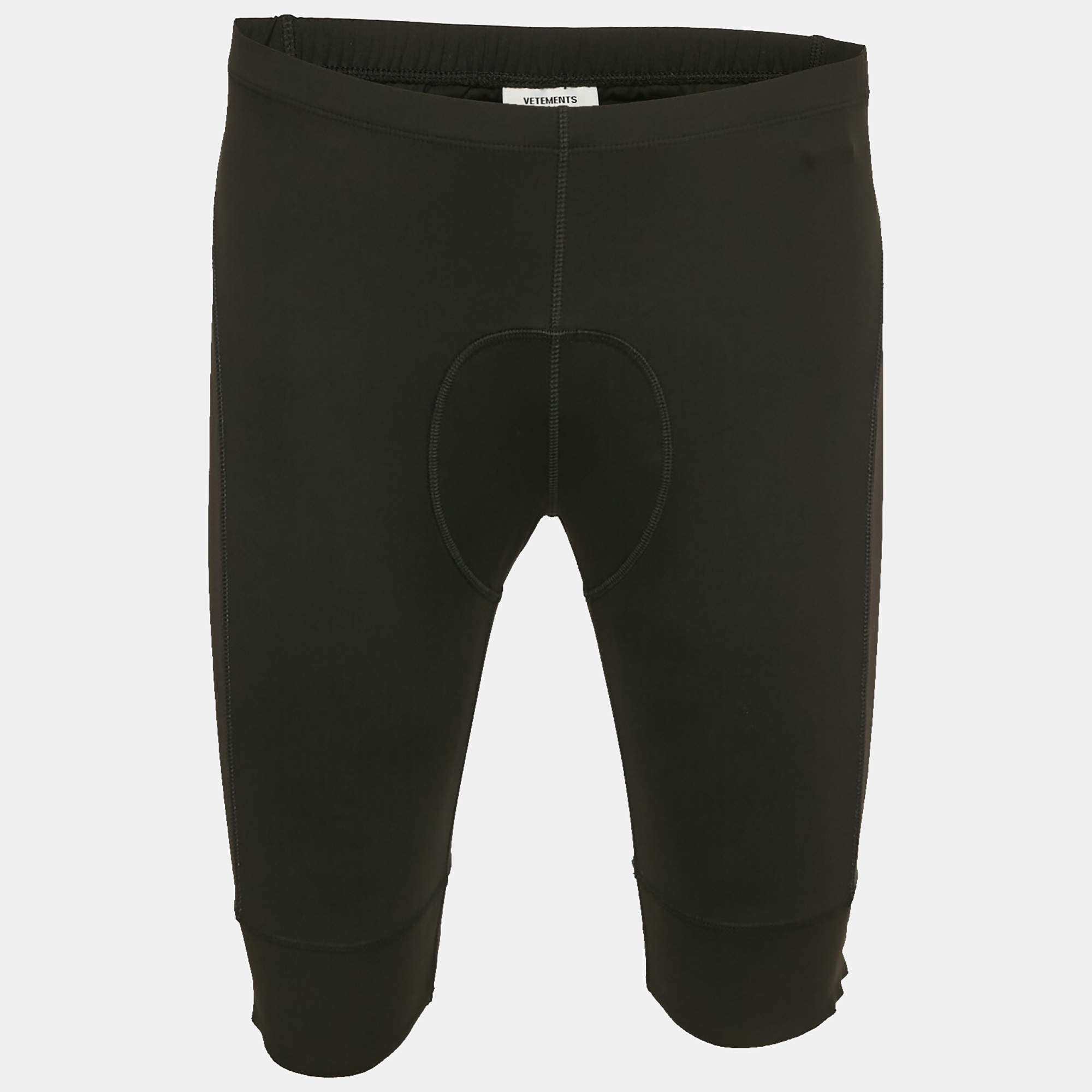 Vetements Black Printed Jersey Sports Shorts L