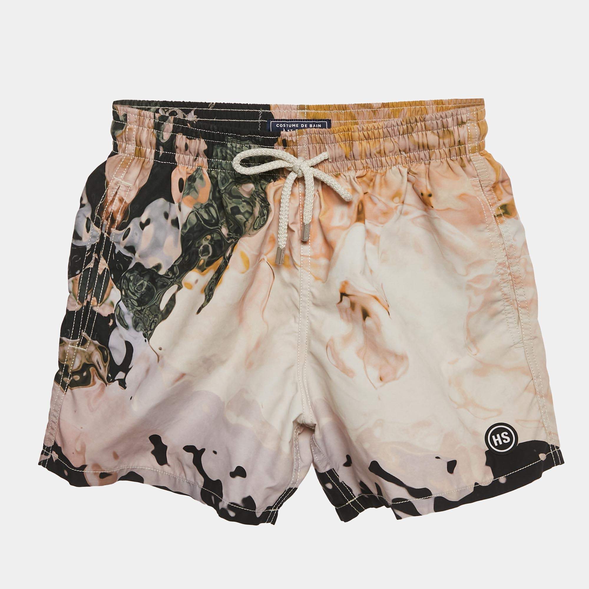 Pre Owned Vilebrequin x Highsnobiety Multicolor Printed Cotton Shorts XS