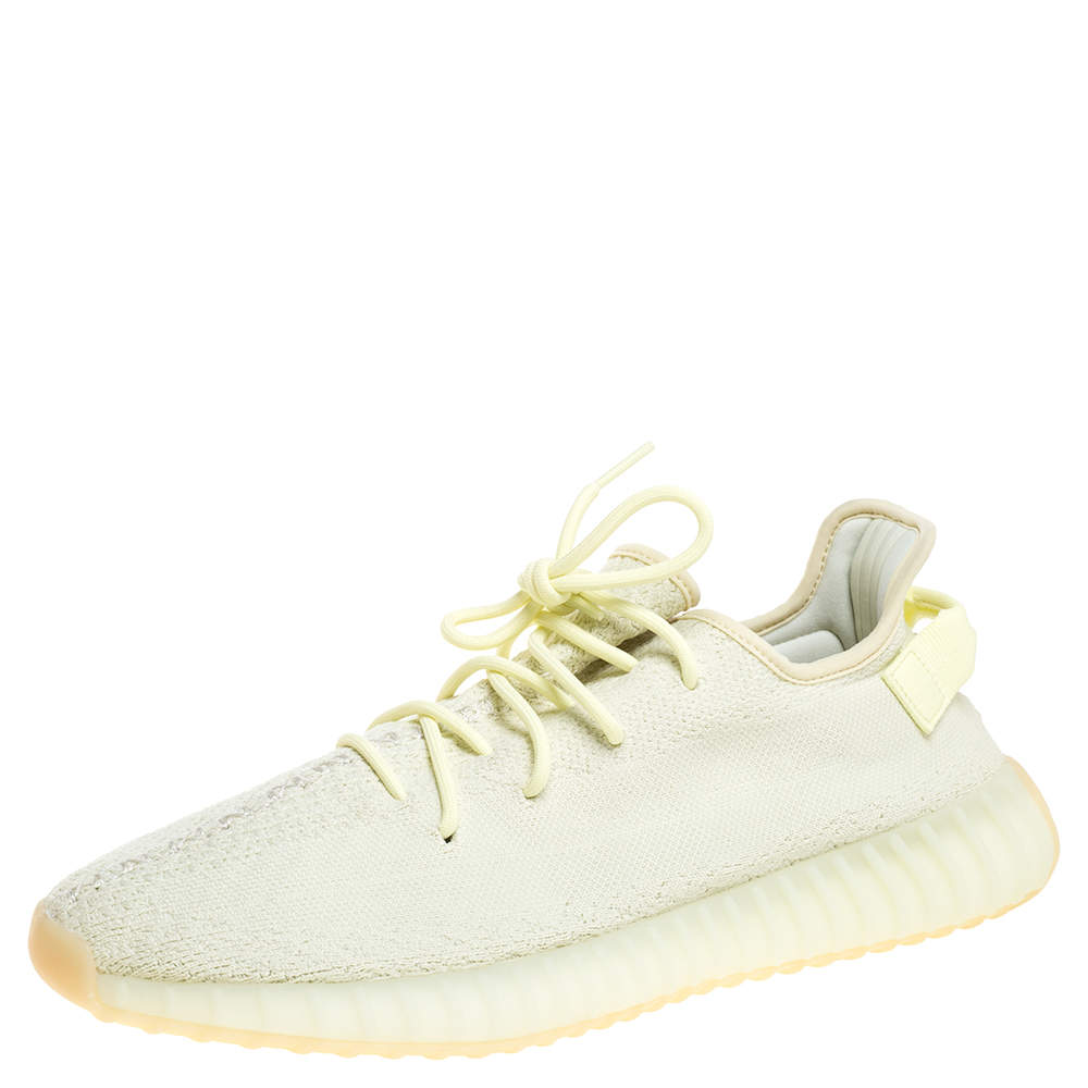 Yeezy x Adidas Butter Cotton Knit Boost 350 V2 Sneakers Size 47 1/3