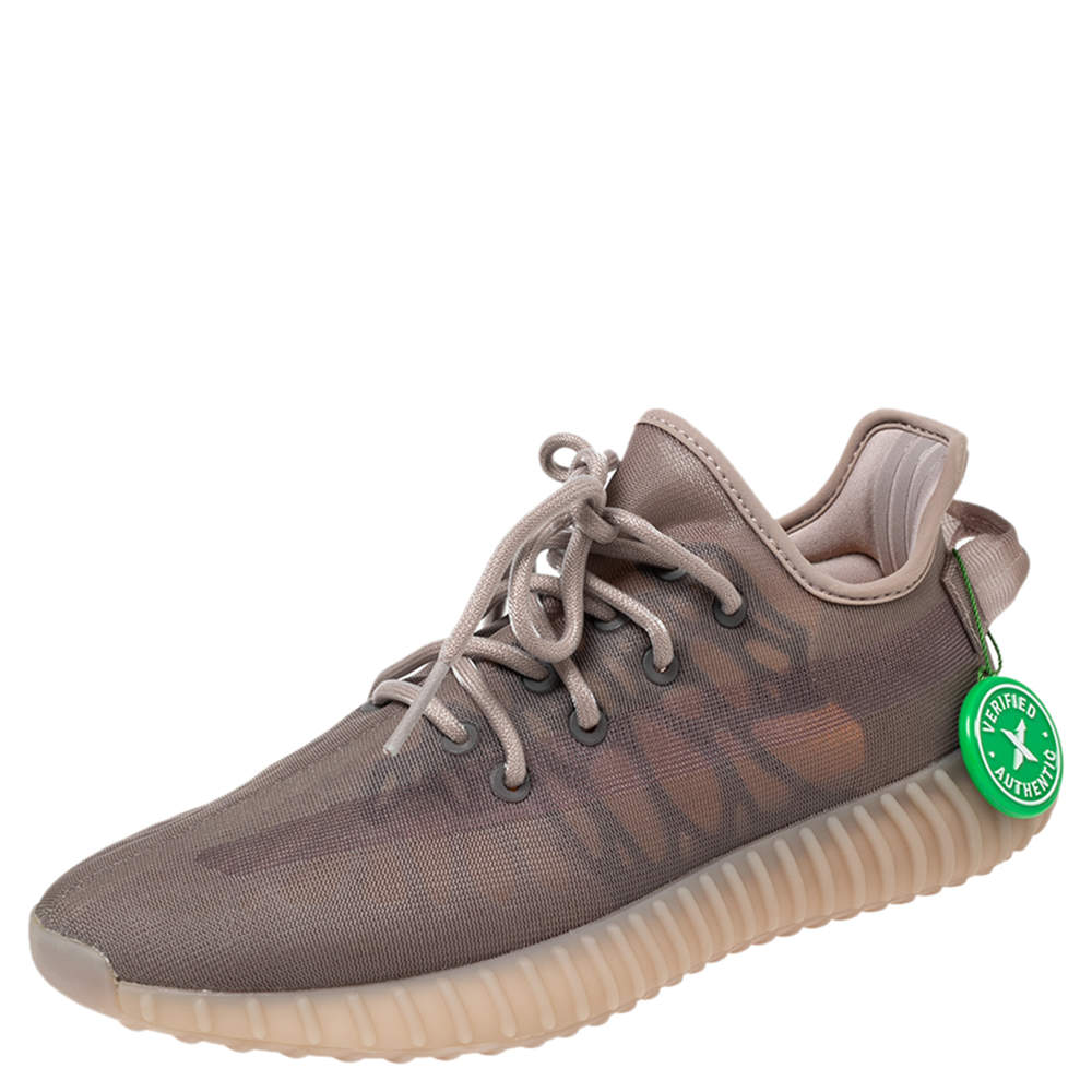 Yeezy x Adidas Lilac Net Boost 350 V2 Mono Mist Sneakers Size 41 1/3