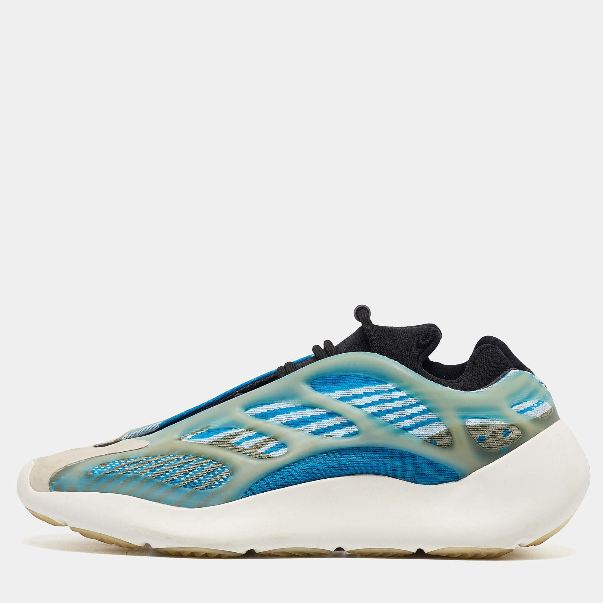 Yeezy x adidas Multicolor Knit Fabric and Rubber 700 V3 'Arzareth' Sneakers Size 46 1/3