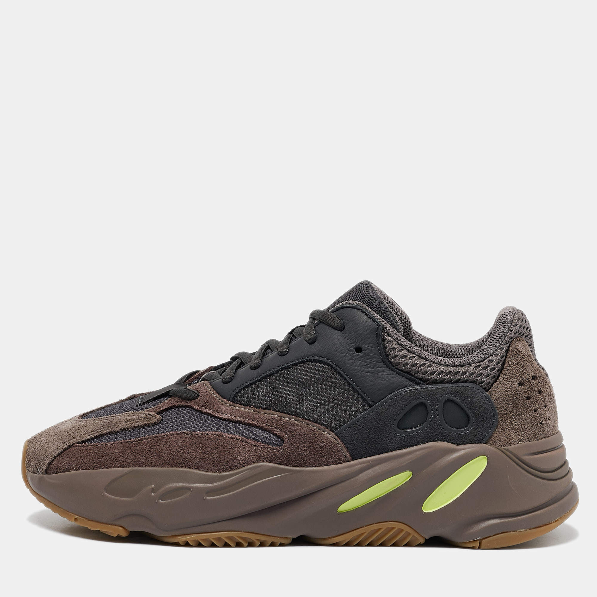 Yeezy x Adidas Multicolor Suede and Mesh Boost 700 Mauve Sneakers Size 41 1/3