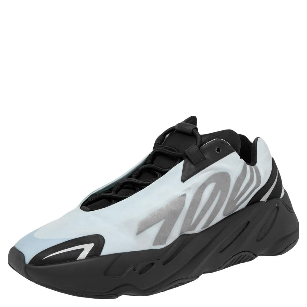 Pre Owned حذاء رياضي ييزي x أديداس بوست 700 MNVN بلو تينت نايلون أزرق مقاس 43 1/3 