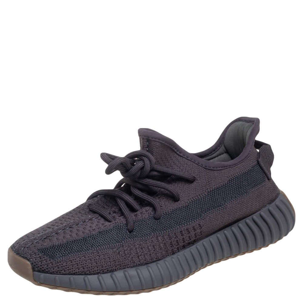 Pre Owned Yeezy x Adidas Cotton Knit Boost 350 V2 Cinder Sneakers Size 40