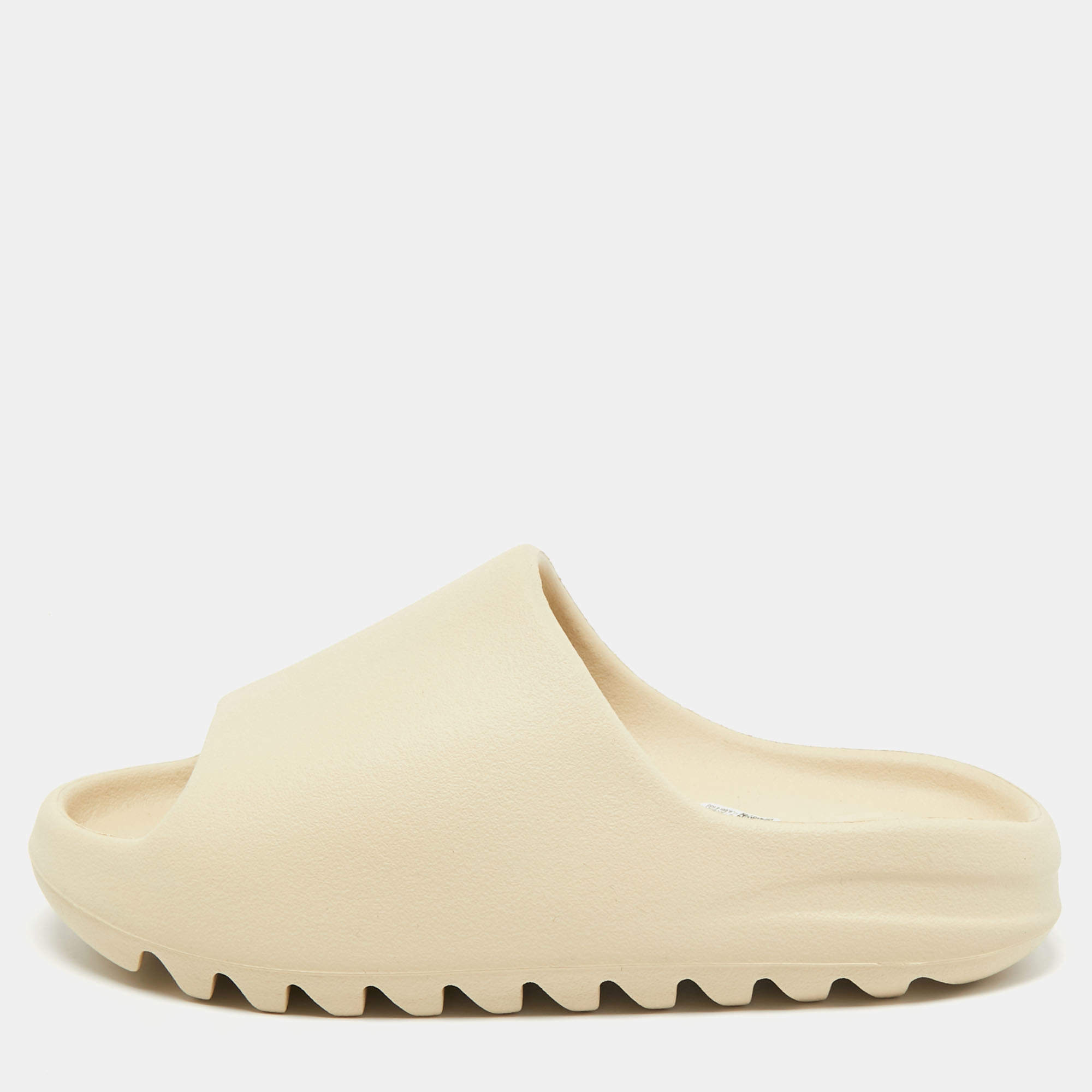 Yeezy x Adidas Cream Rubber Bone Slides Size 42