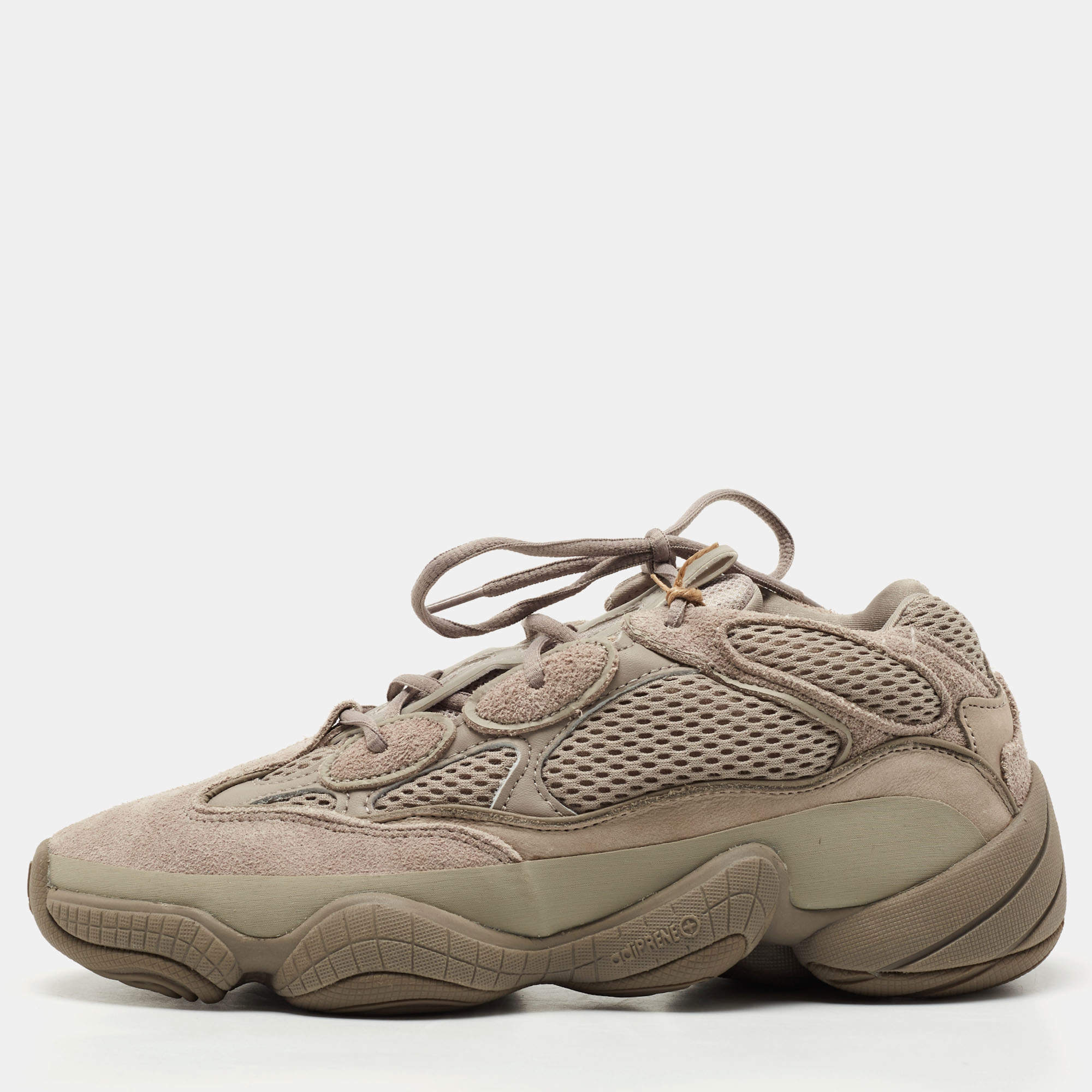 مملوكة مسبقًا Yeezy x Adidas Grey Suede and Mesh Yeezy 500 Ash Grey Sneakers Size 43 1/3
