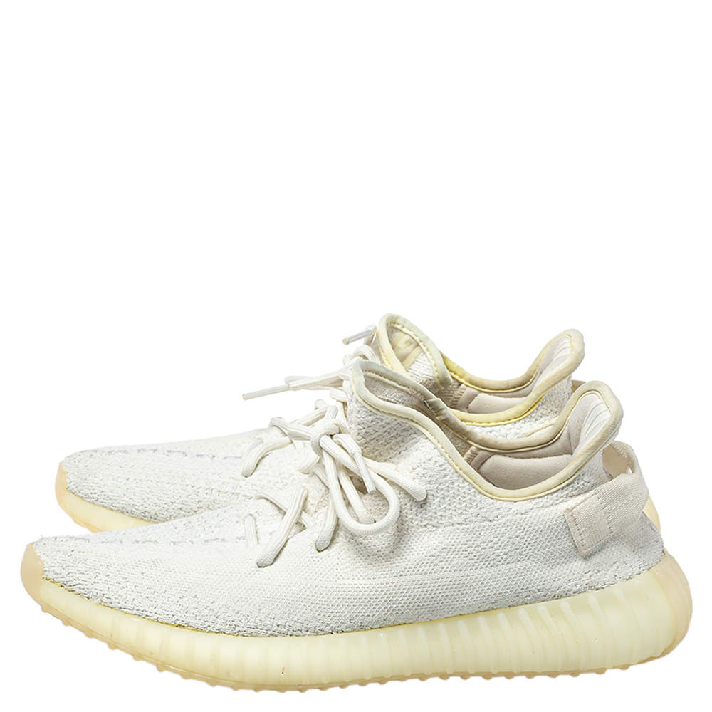 white yeezy slippers