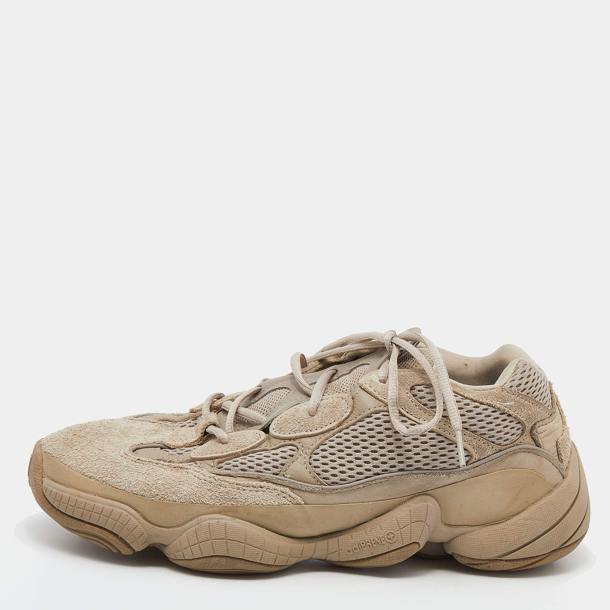 Yeezy x adidas Beige Mesh And Suede 500 Taupe Sneakers Size 44 2/3 