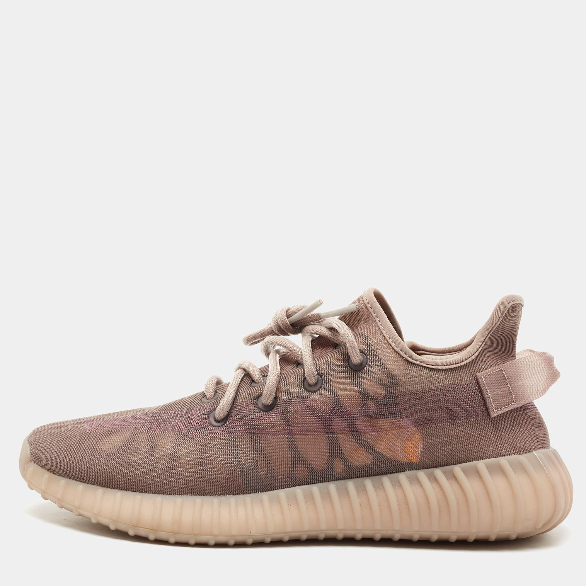 Pre Owned Yeezy x Adidas Purple Mesh Boost 350 V2 Mono Mist Sneakers Size 43 1/3