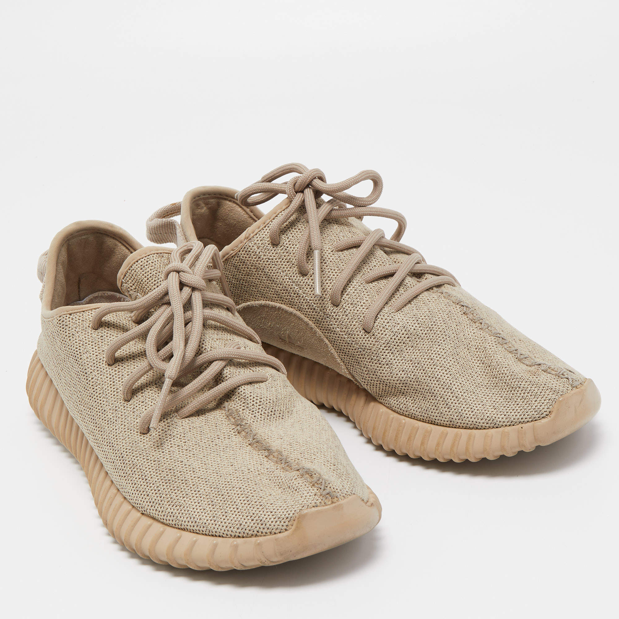 Yeezy x Adidas Brown Suede Boost 350 V2 Oxford Tan Sneakers Size 42 Yeezy x  Adidas