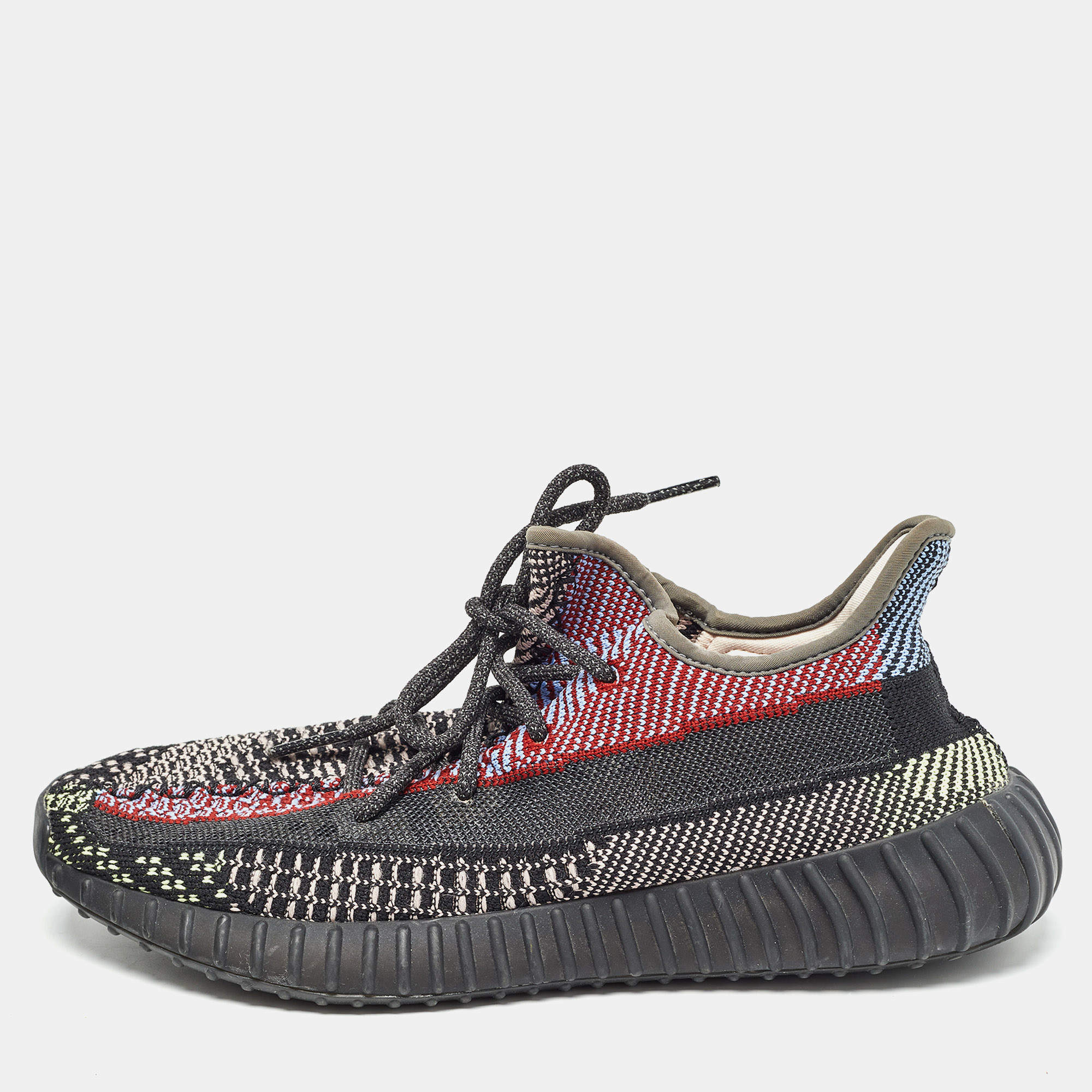 Yeezy x Adidas Multicolor Knit Fabric Boost 350 V2 Yecheil (Non-Reflective) Sneakers Size 43 1/3 