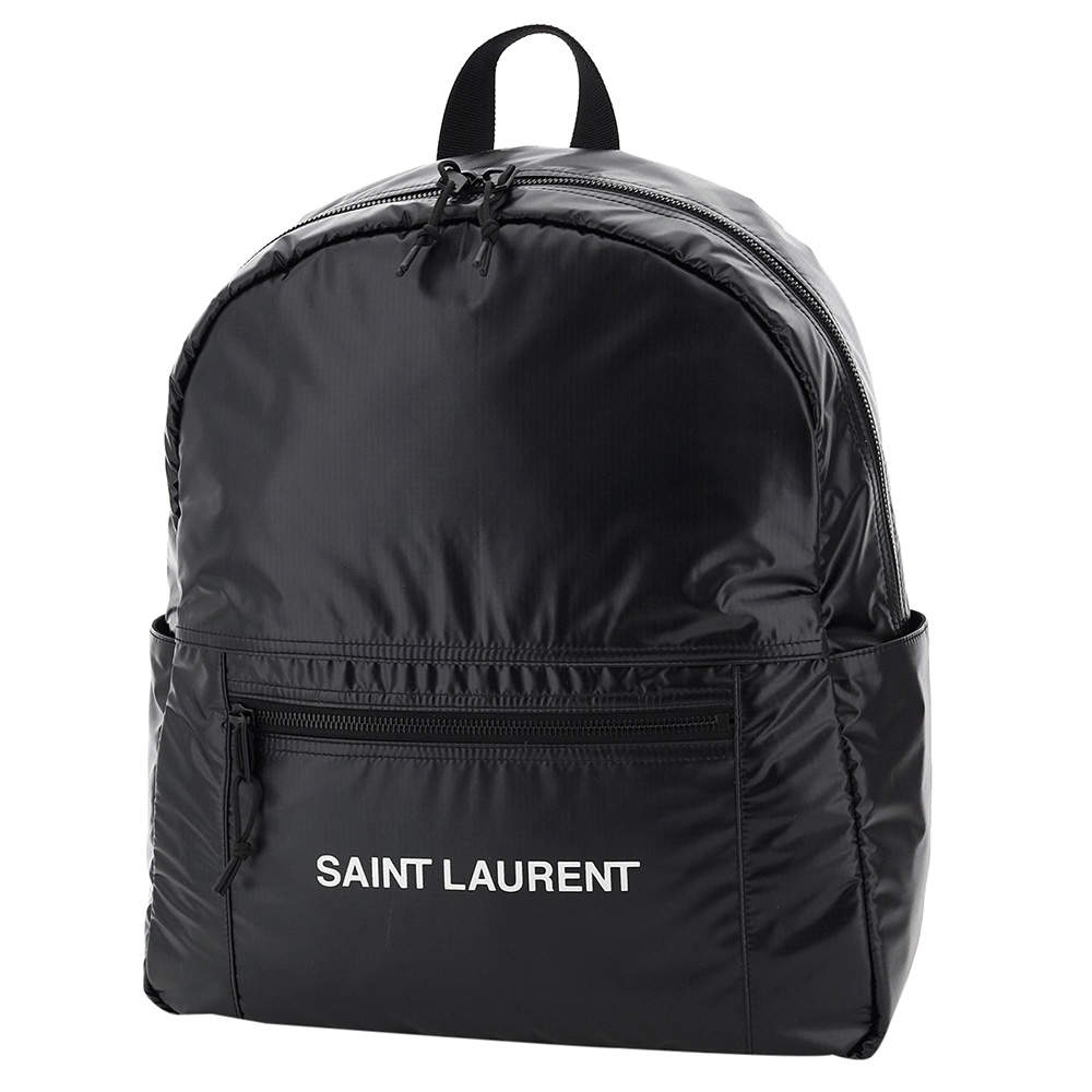 Pre Owned Saint Laurent Black Nylon Backpack