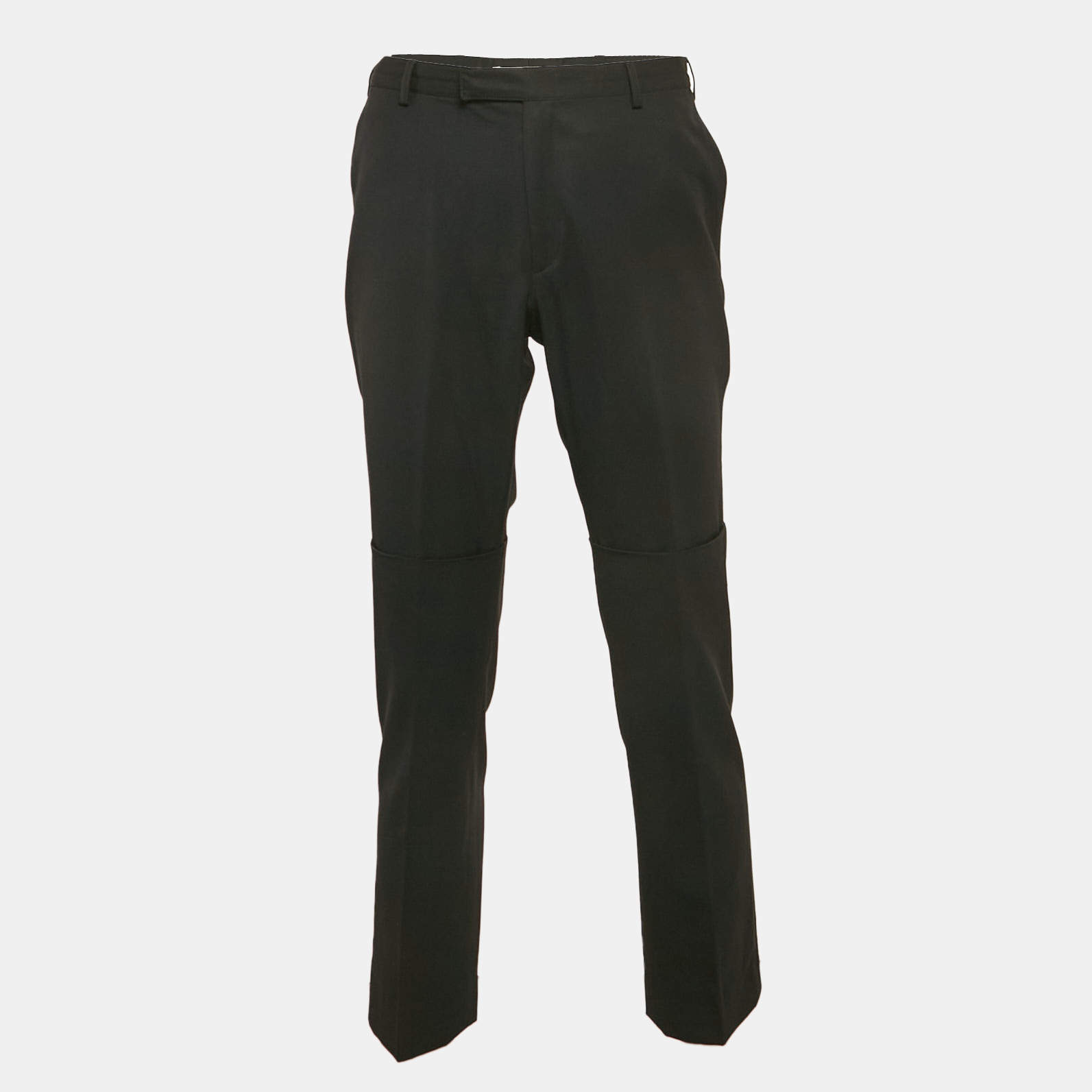 Yves Saint Laurent Vintage Black Wool Formal Trousers XS