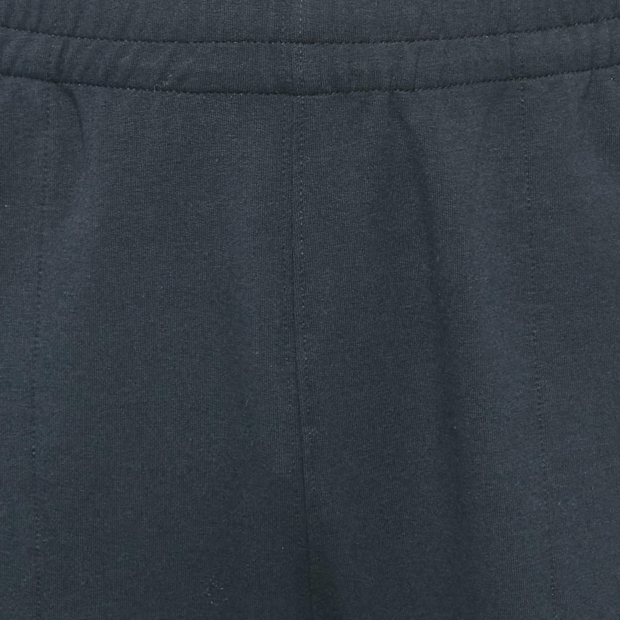 Pre Owned Z Zegna Navy Blue Cotton and Modal Knit Sweatpants XL