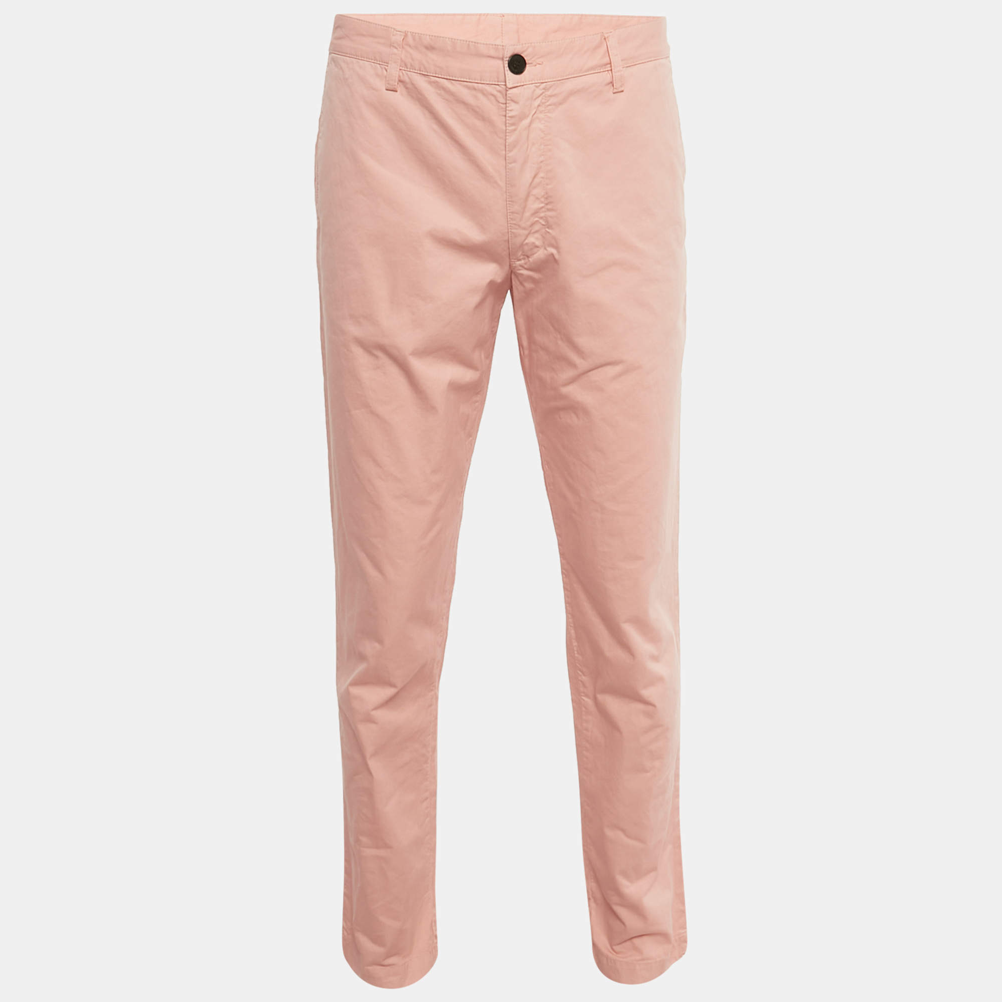 Pre Owned Zadig & Voltaire Pink Cotton Patrick Chino Trousers XL