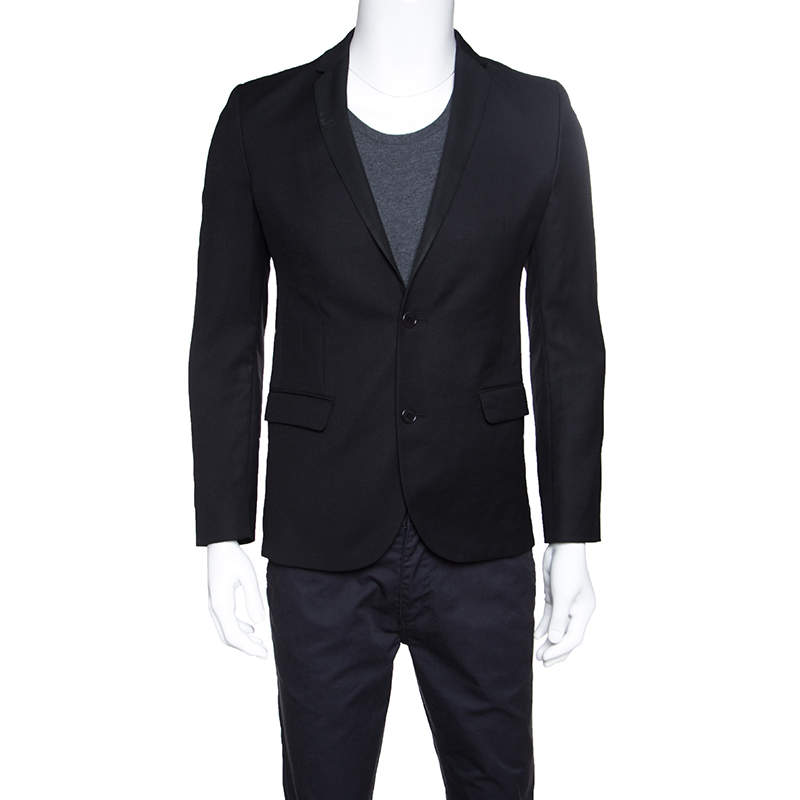 Zadig and Voltaire Black Wool Version Smocking Blazer S