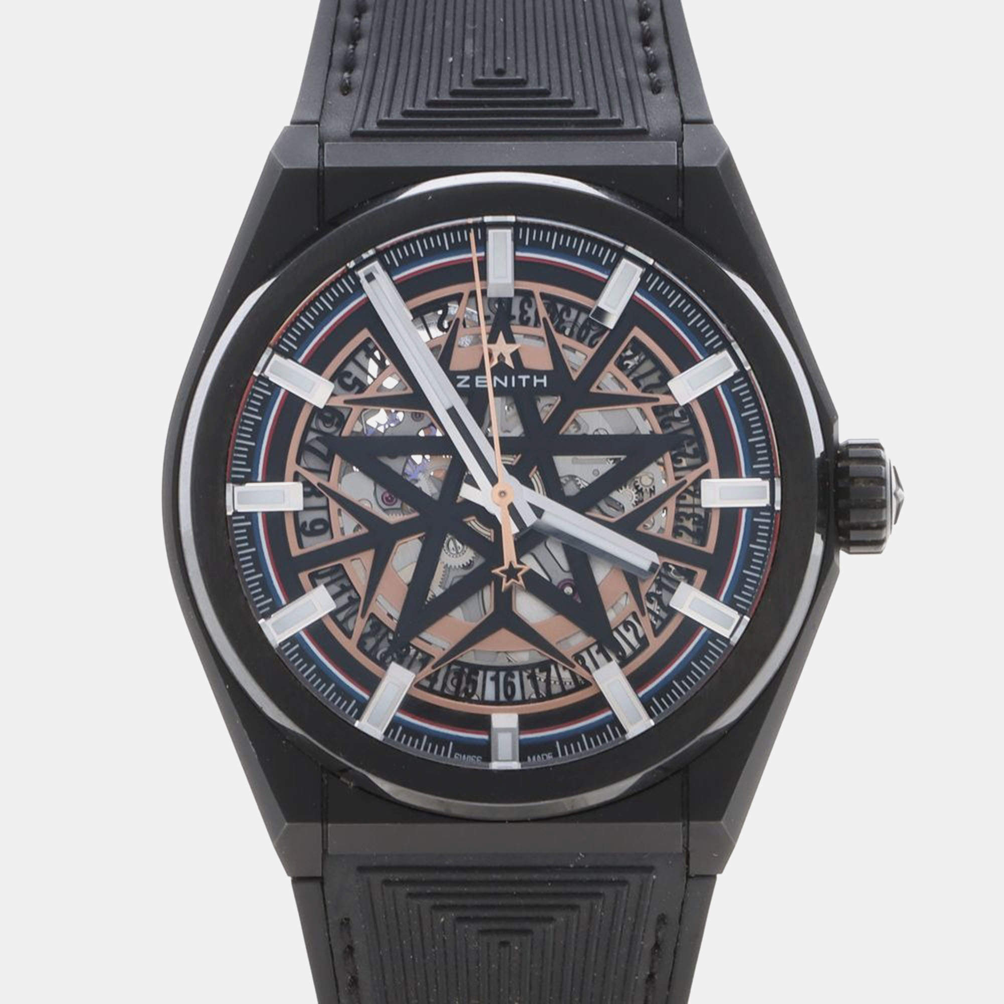 Pre Owned Zenith Defy Classic 49.9000.670 Automatic Ceramic Men's Wristwatch 41 mm