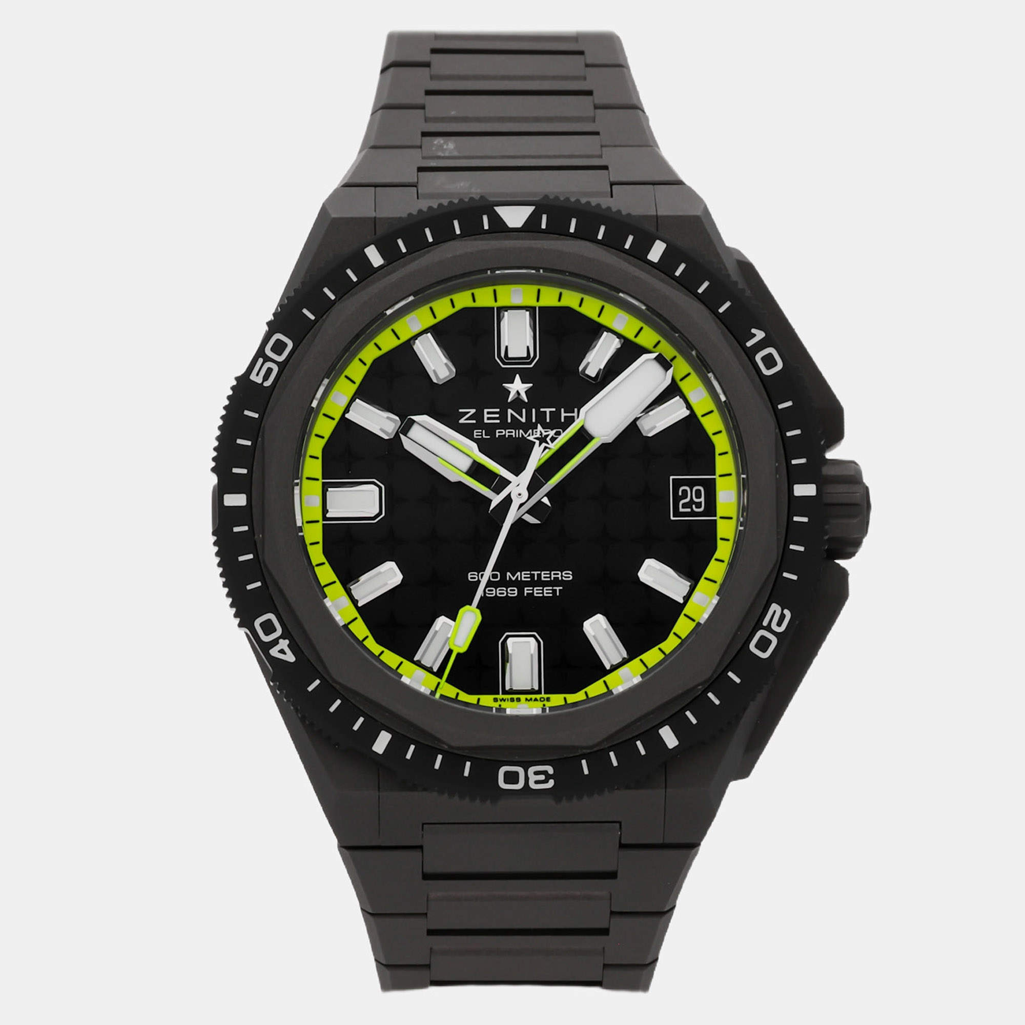 Pre Owned ساعة زينيت ديفاي إكستريم دايفر 97.9600.3620/21.I300 مستعملة