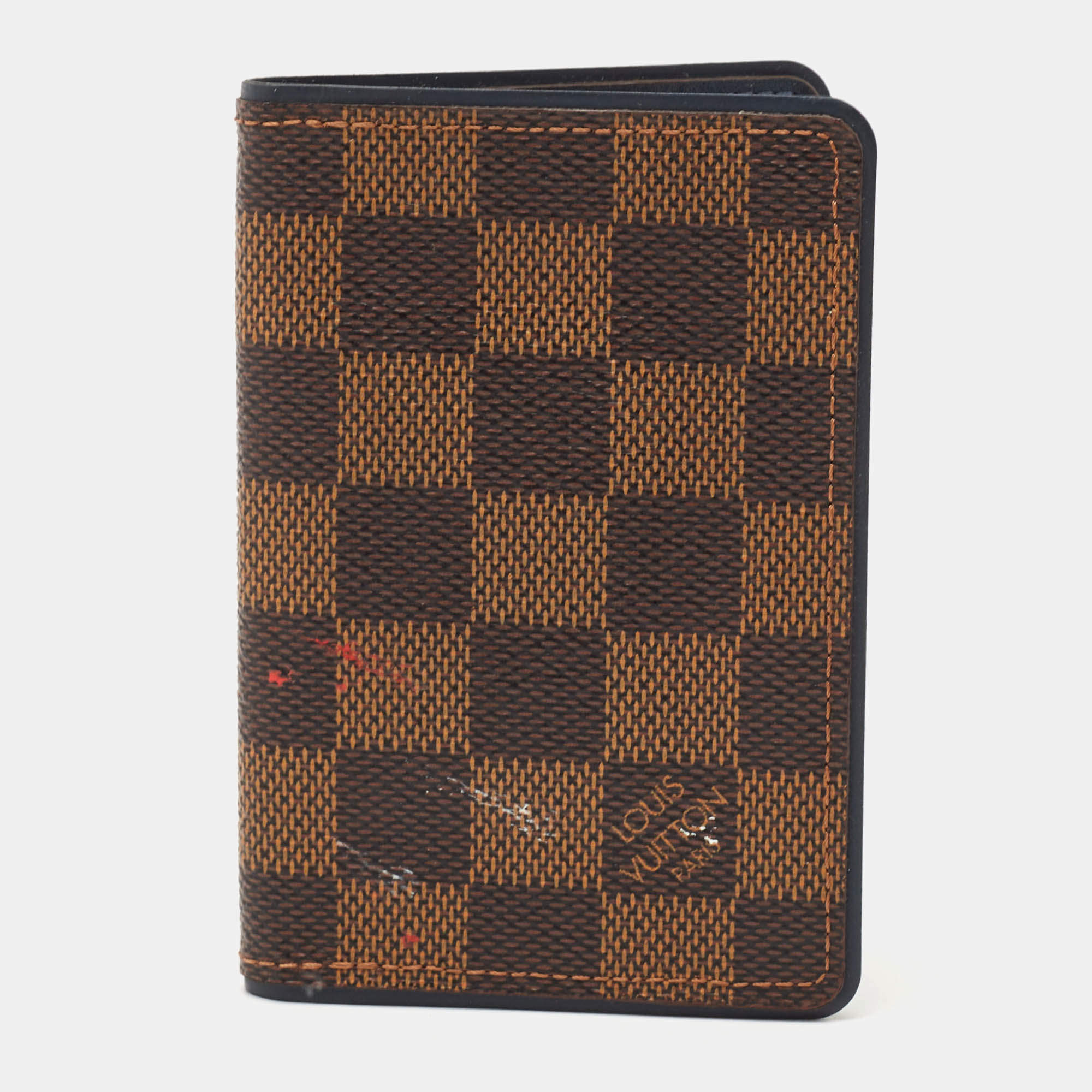 Louis Vuitton Blue Damier Ebene Canvas Pocket Organizer